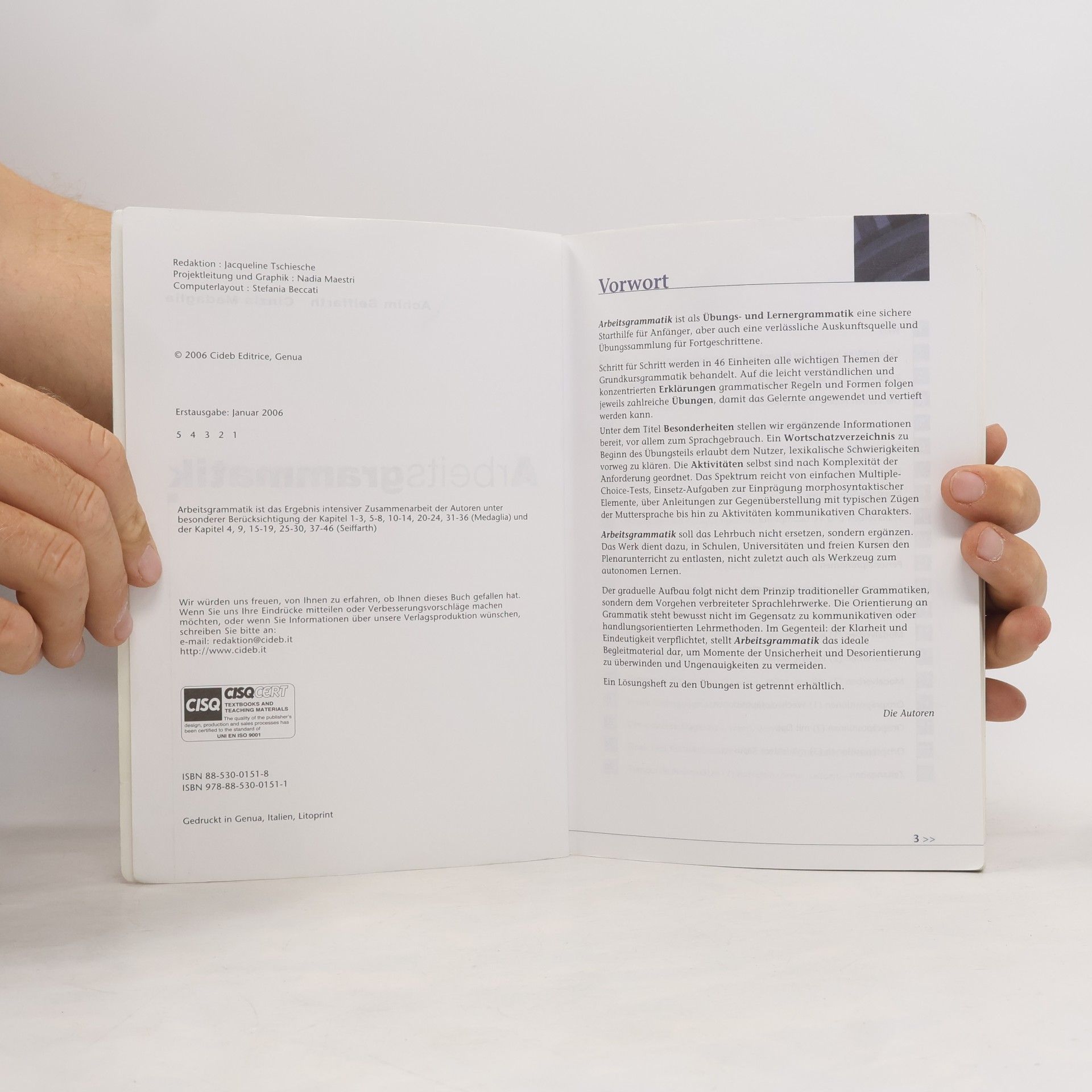 Achim Seiffarth Arbeitsgrammatik neu