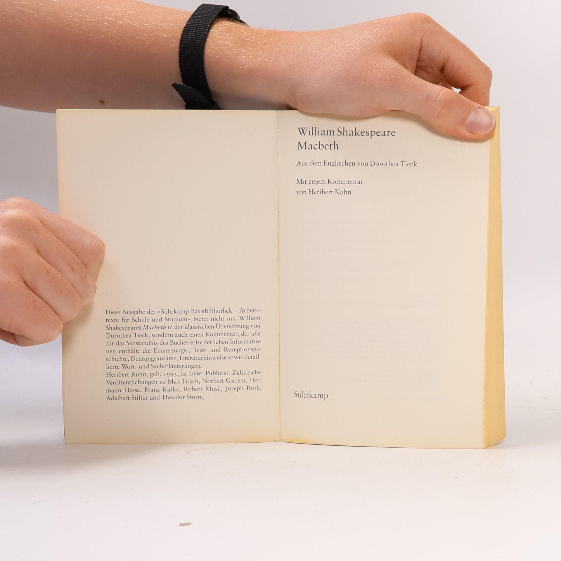 William Shakespeare Suhrkamp BasisBibliothek: Macbeth