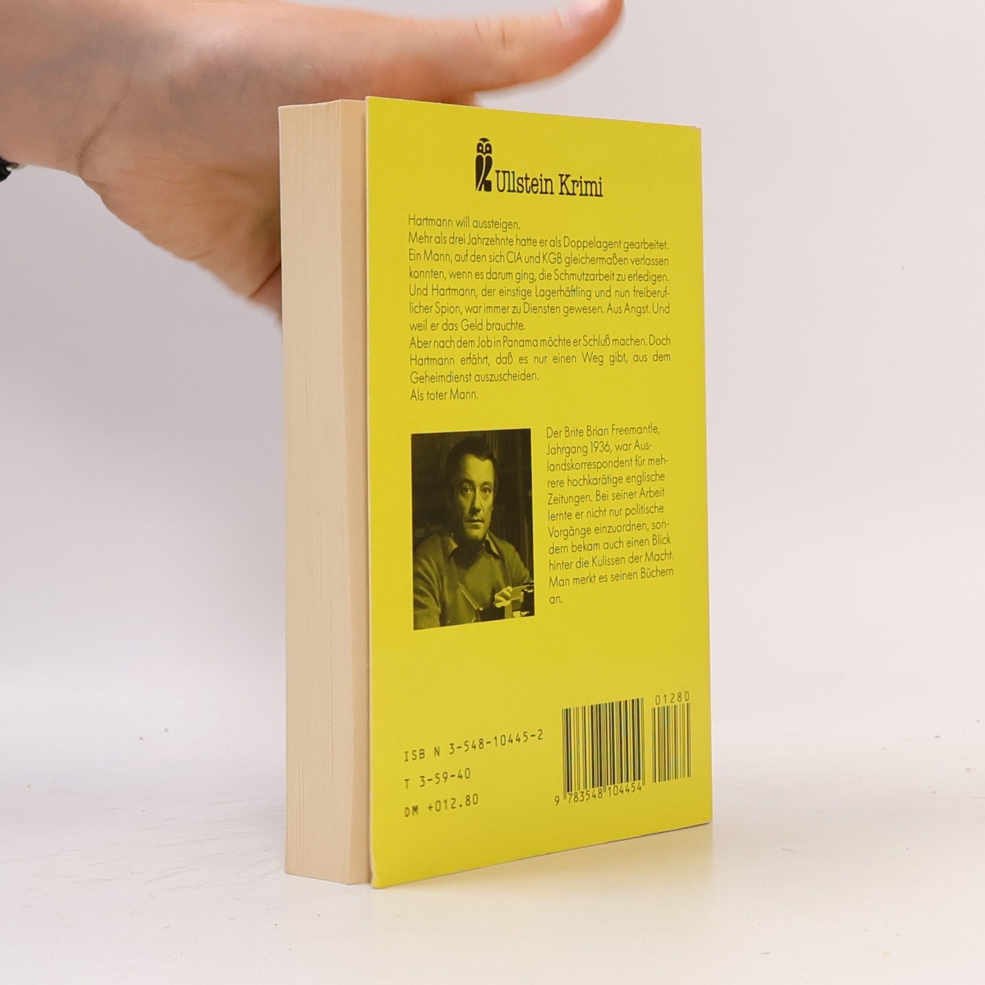 Brian Freemantle Hartmanns Dilemma. Polit- Thriller.