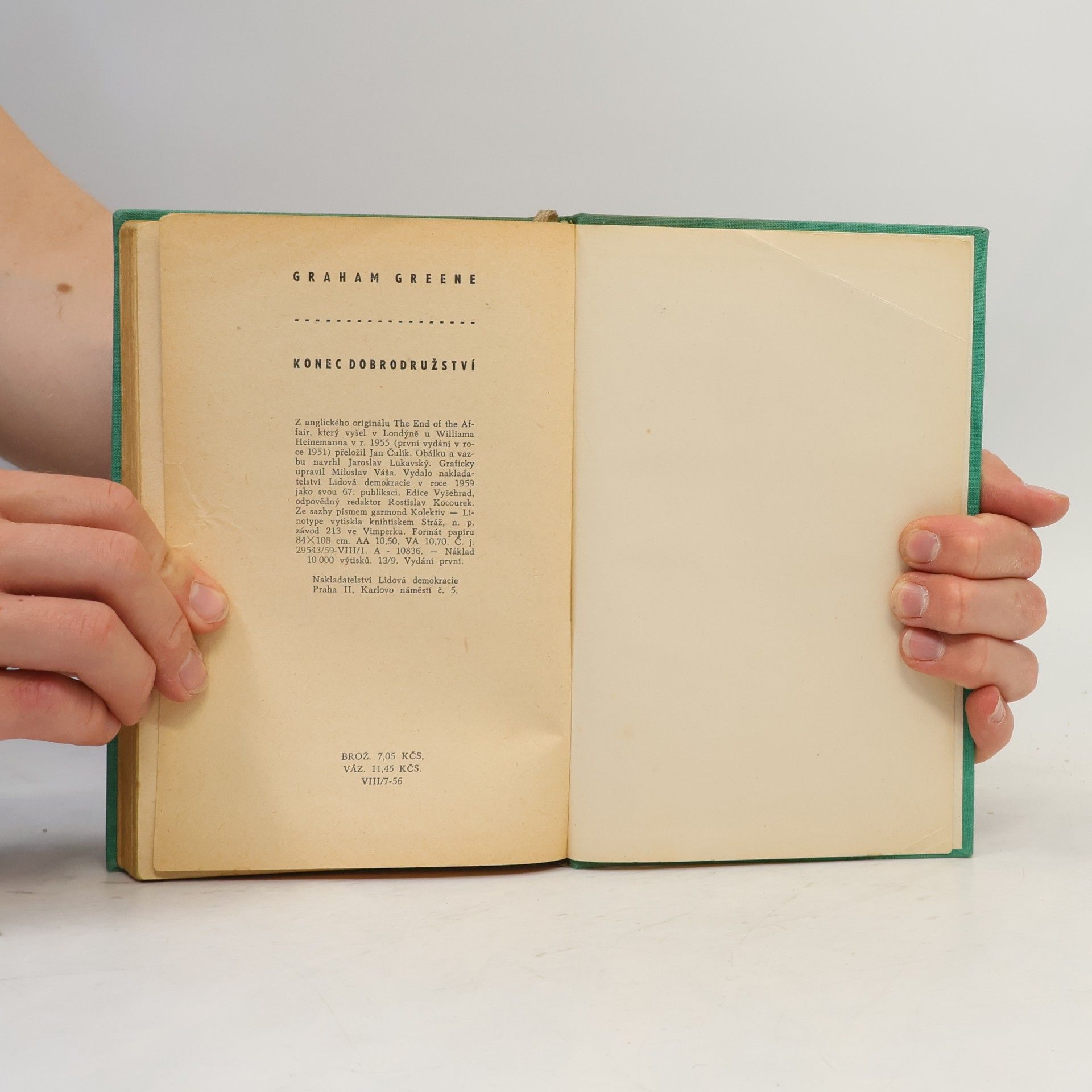 Graham Greene Konec dobrodružství