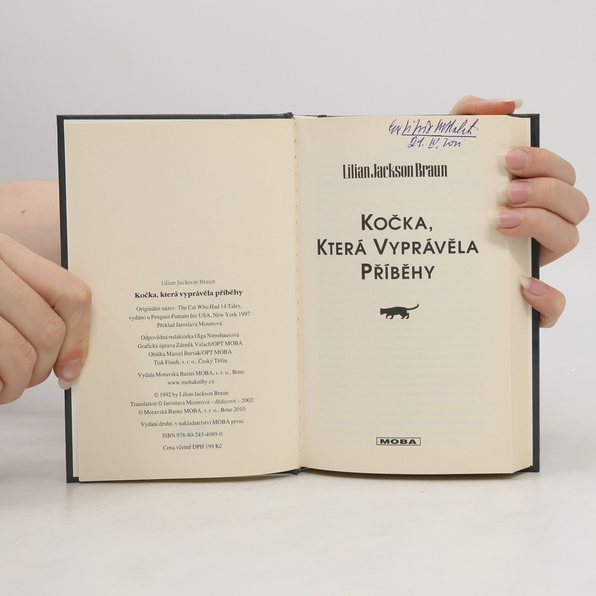 Lilian Jackson Braun Kočka, která vyprávěla příběhy.