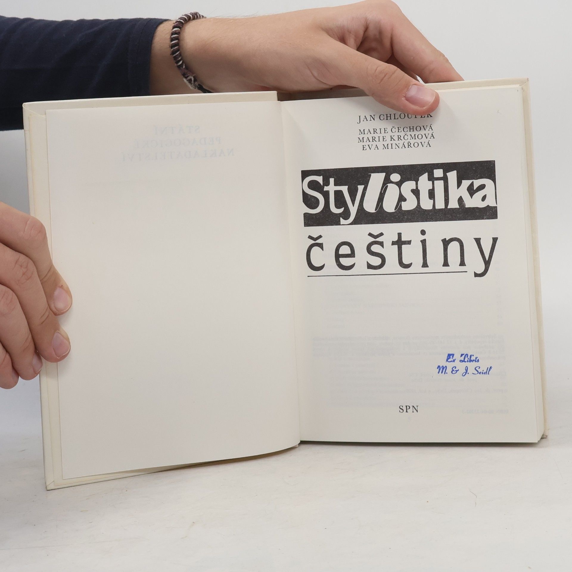Jan Chloupek Stylistika češtiny