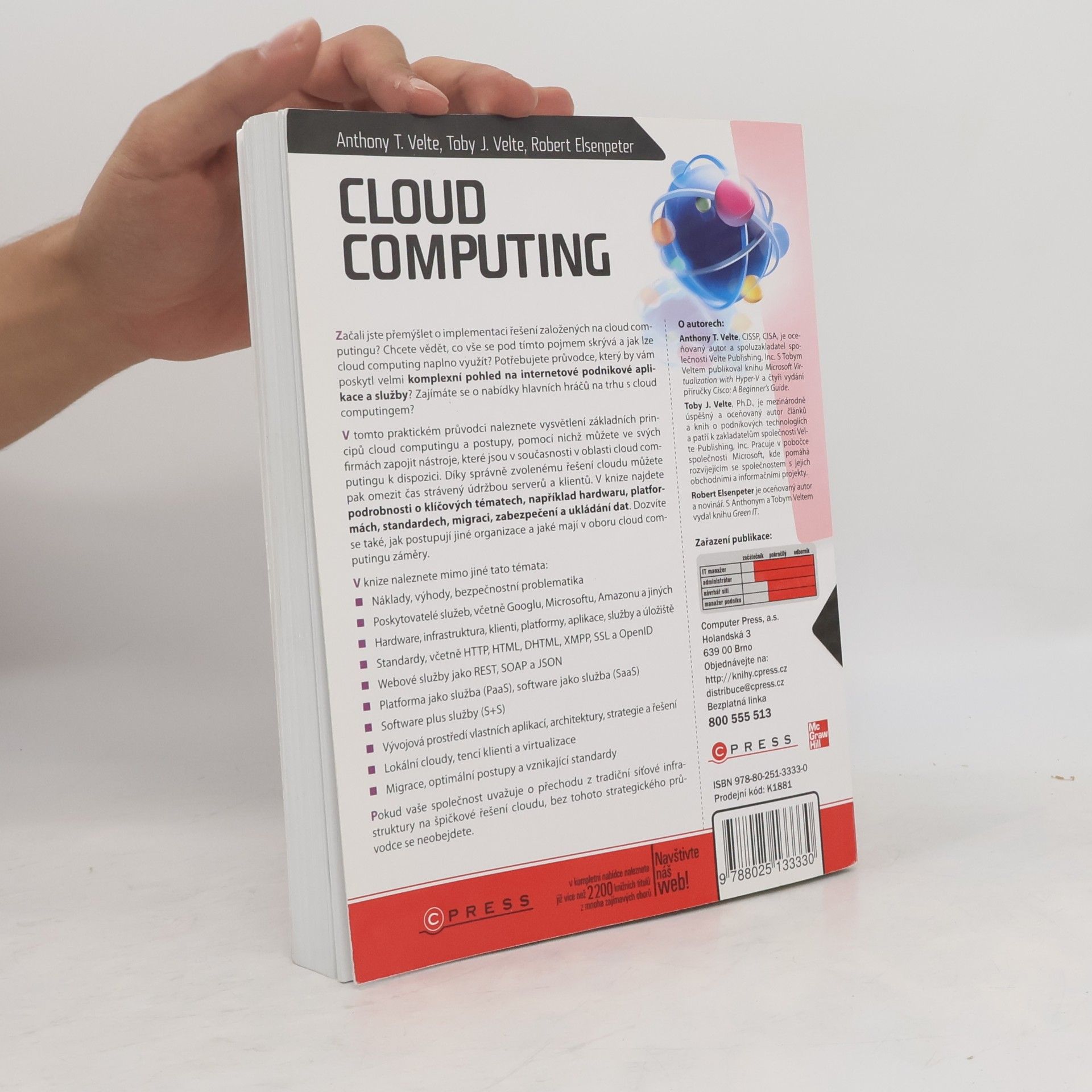 Anthony T. Velte Cloud Computing: Praktický průvodce
