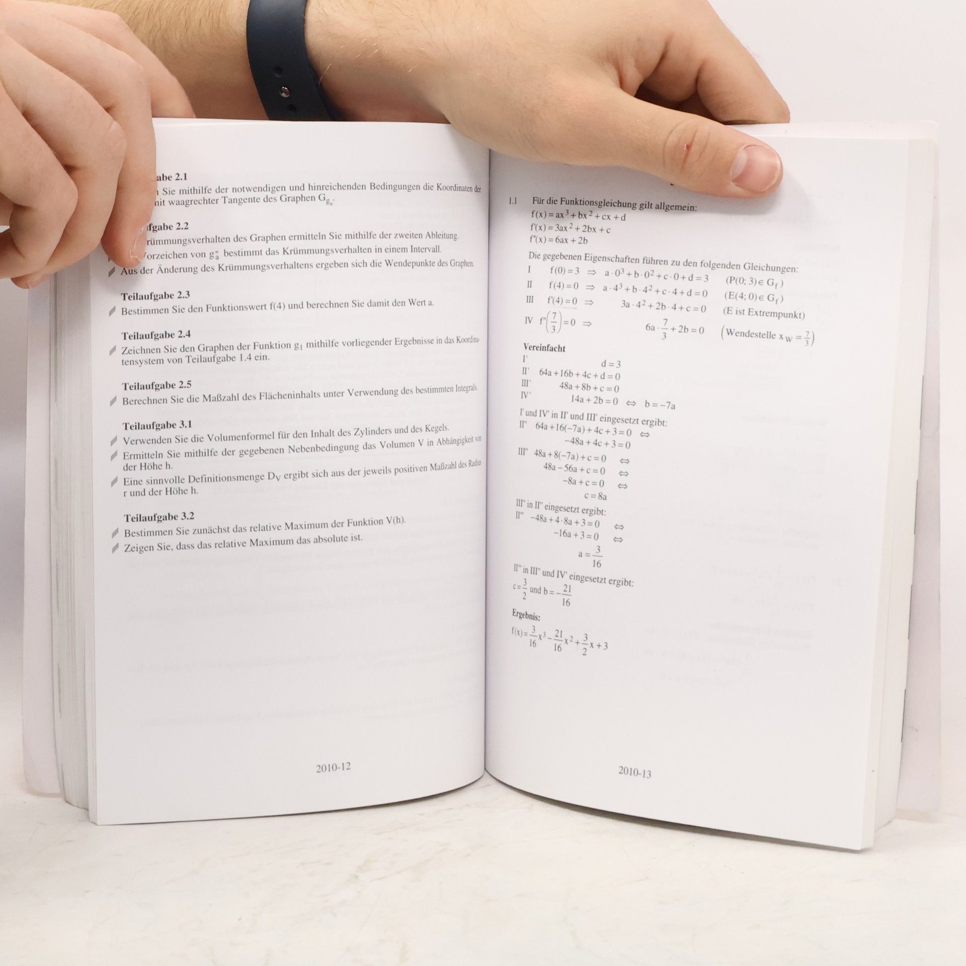 Eberhard Lehmann Abschluss-Prüfungsaufgaben Fachoberschule / Berufsoberschule Bayern / Mathematik FOS/BOS 12 / 2014; Ausbildungsrichtung Nichttechnik. Mit CD-ROM