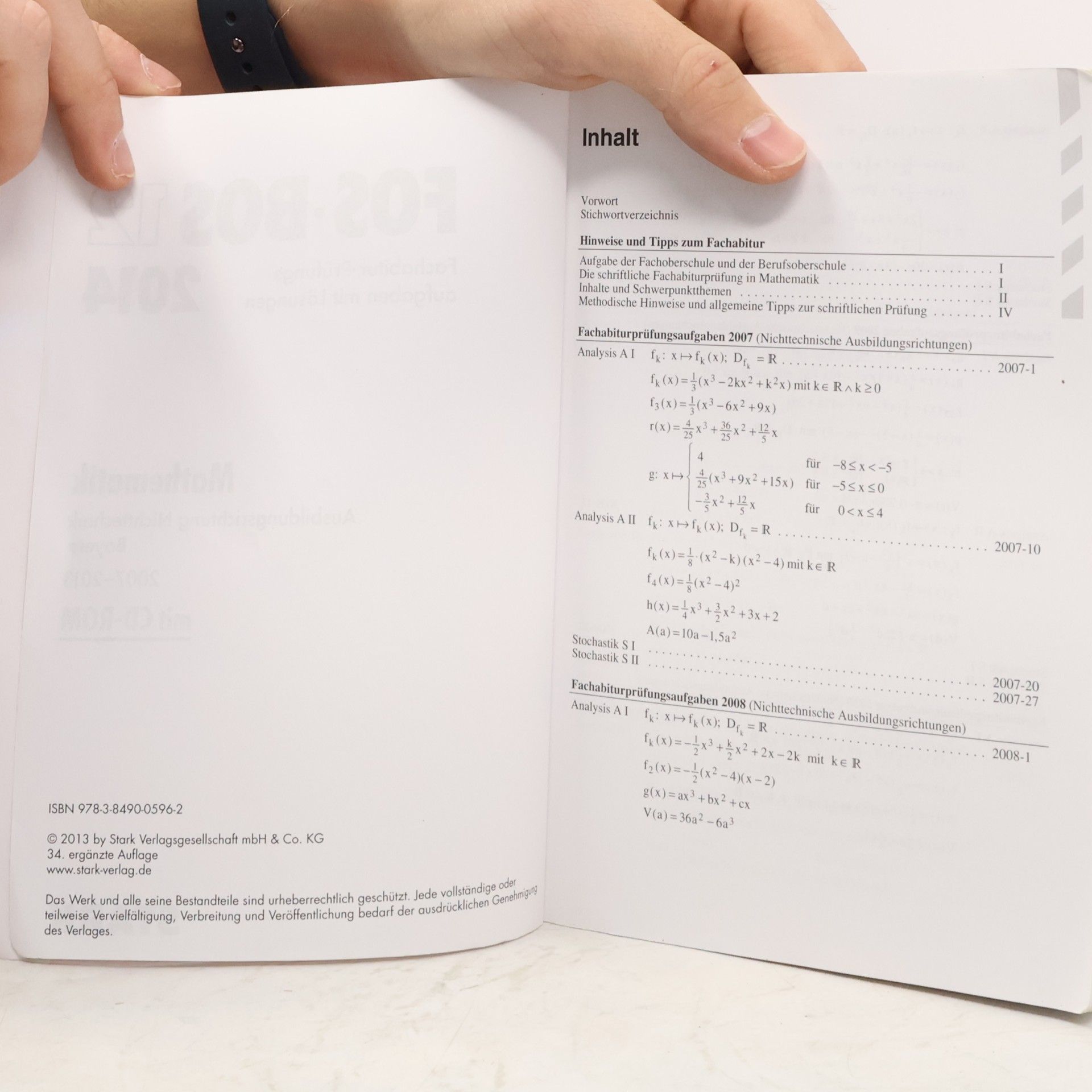 Eberhard Lehmann Abschluss-Prüfungsaufgaben Fachoberschule / Berufsoberschule Bayern / Mathematik FOS/BOS 12 / 2014; Ausbildungsrichtung Nichttechnik. Mit CD-ROM