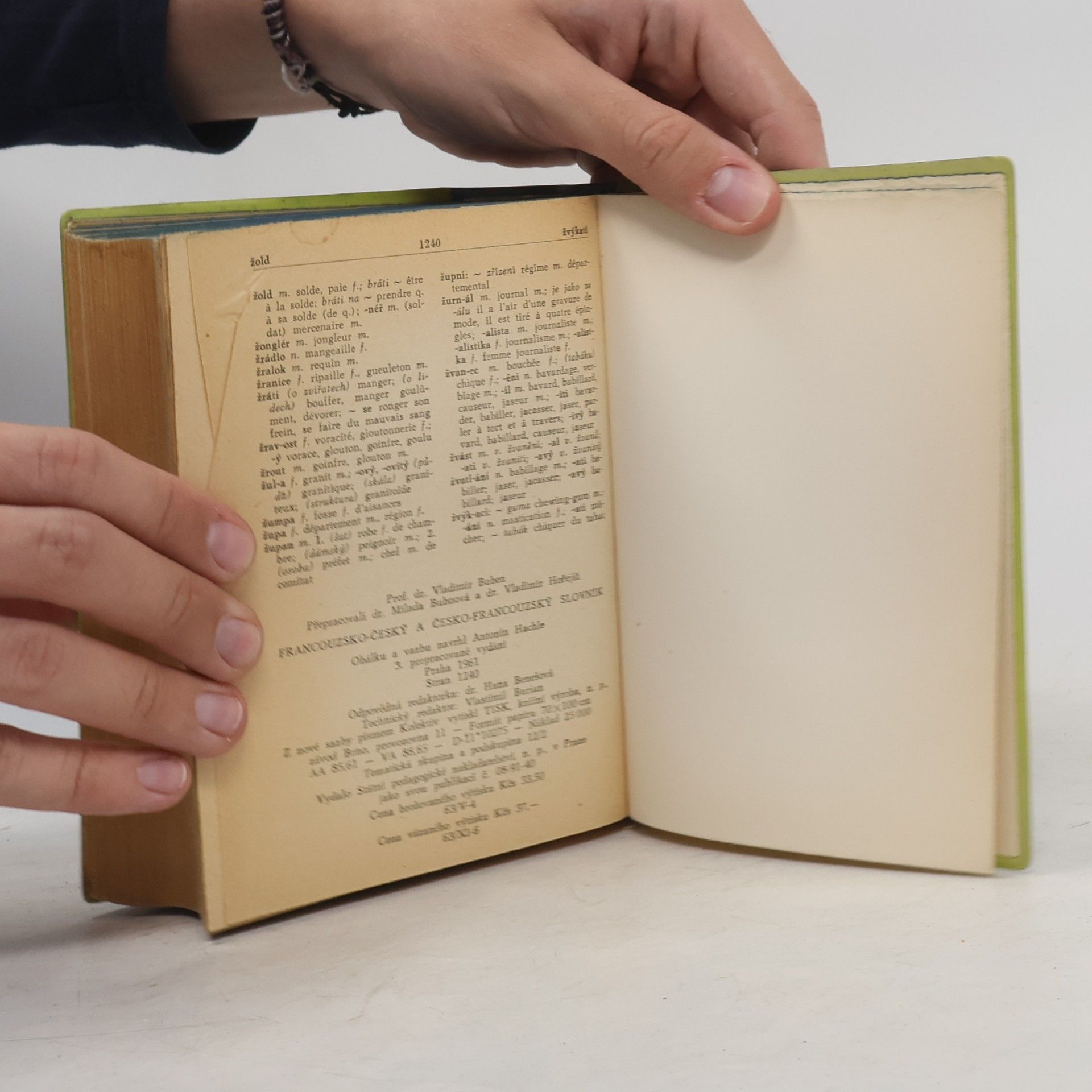 Milada Bubnová Francouzsko-český a česko-francouzský slovník
