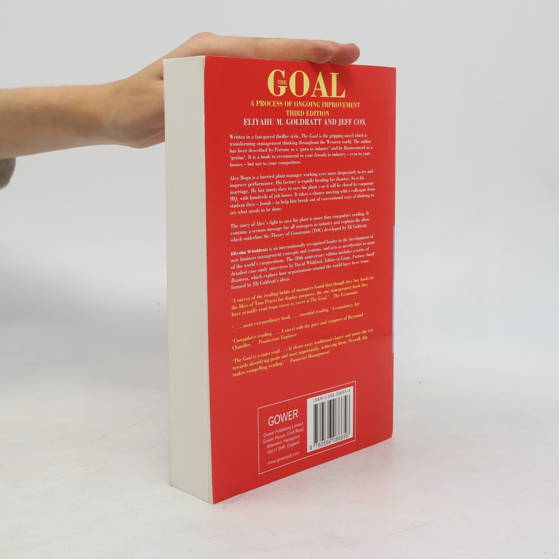 Eliyahu M. Goldratt The Goal
