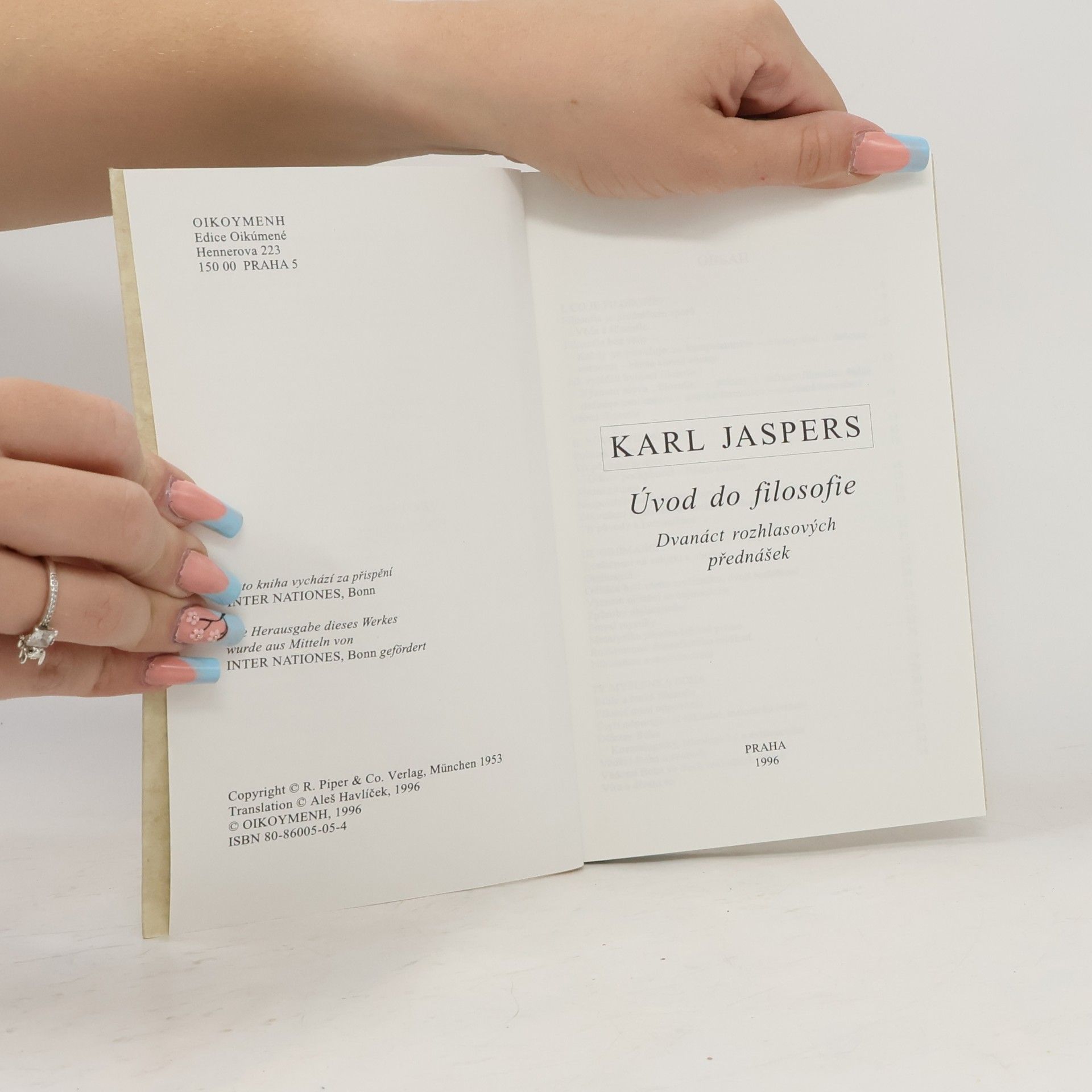 Karl Jaspers Úvod do filosofie