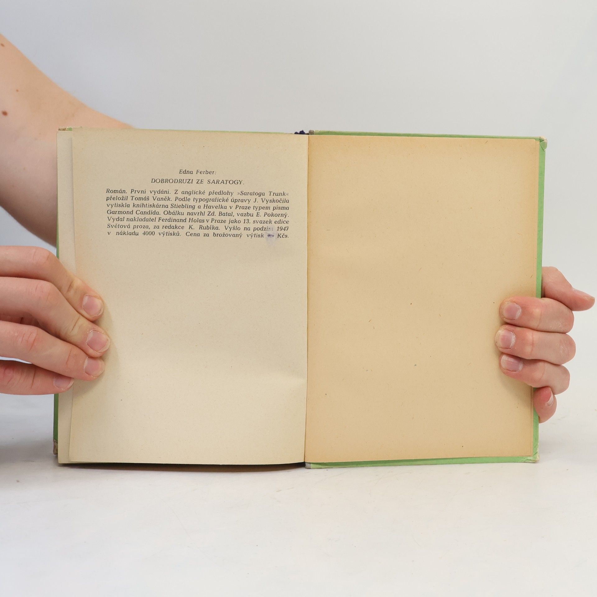 Edna Ferber Dobrodruzi ze Saratogy