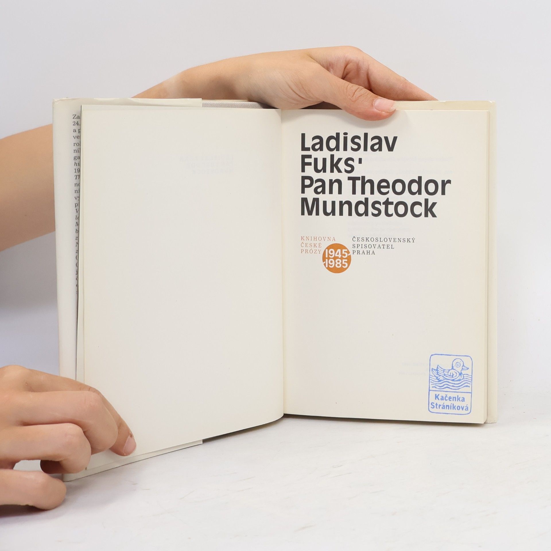Ladislav Fuks Pan Theodor Mundstock