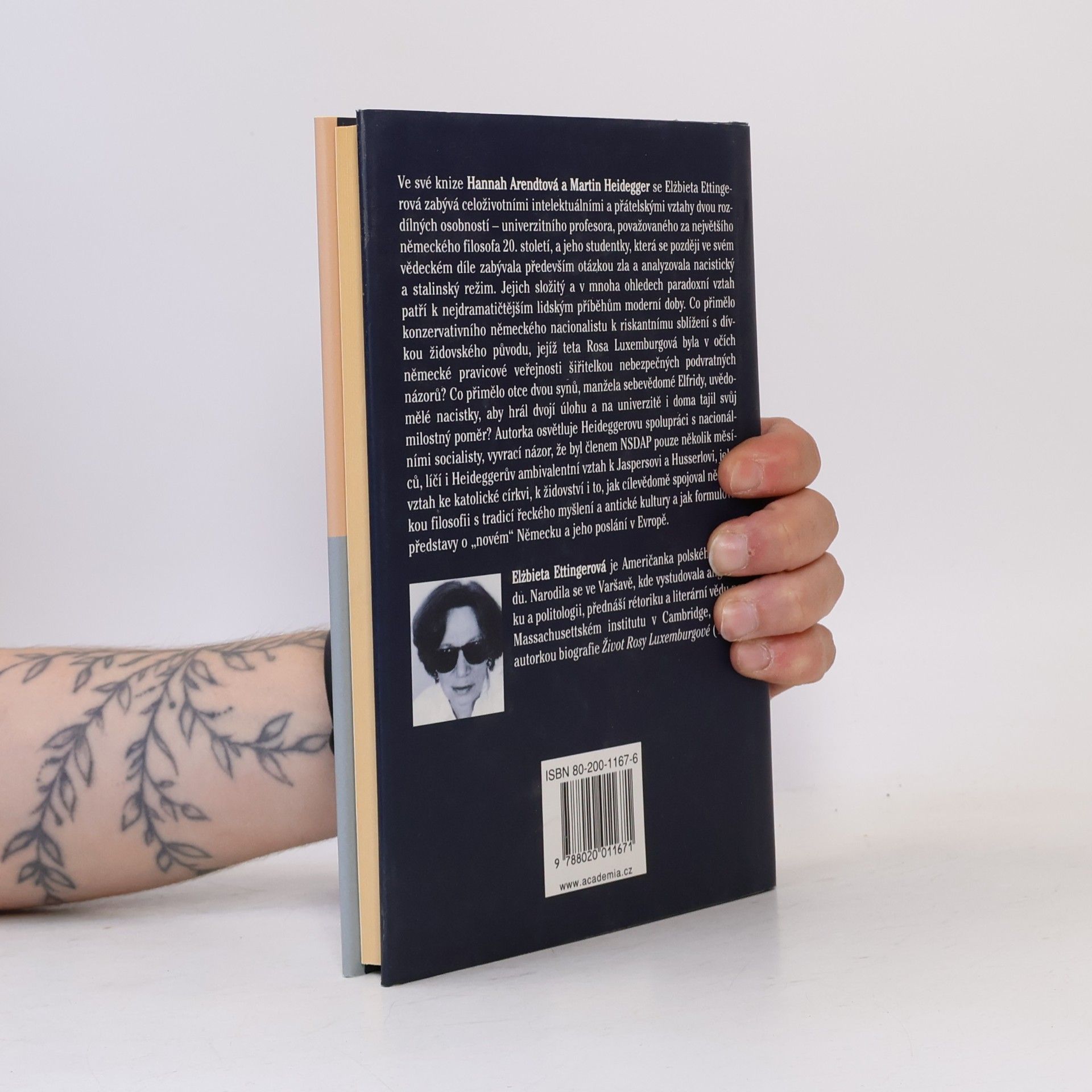 Elżbieta Ettinger Hannah Arendtová a Martin Heidegger