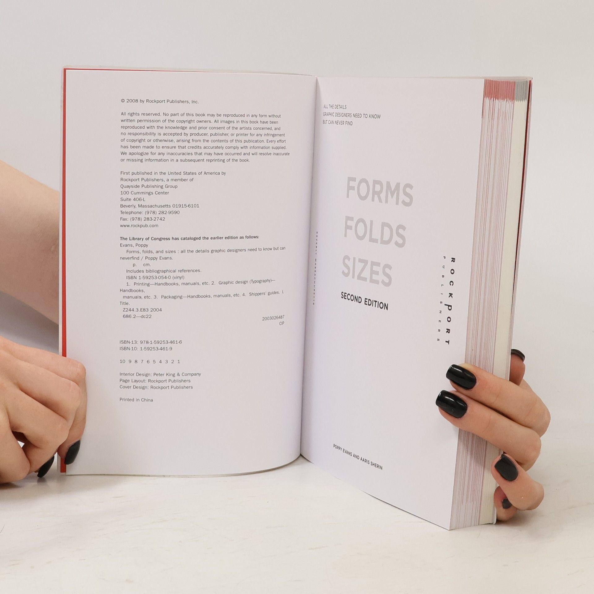 Poppy Evans Forms, Folds, and Sizes