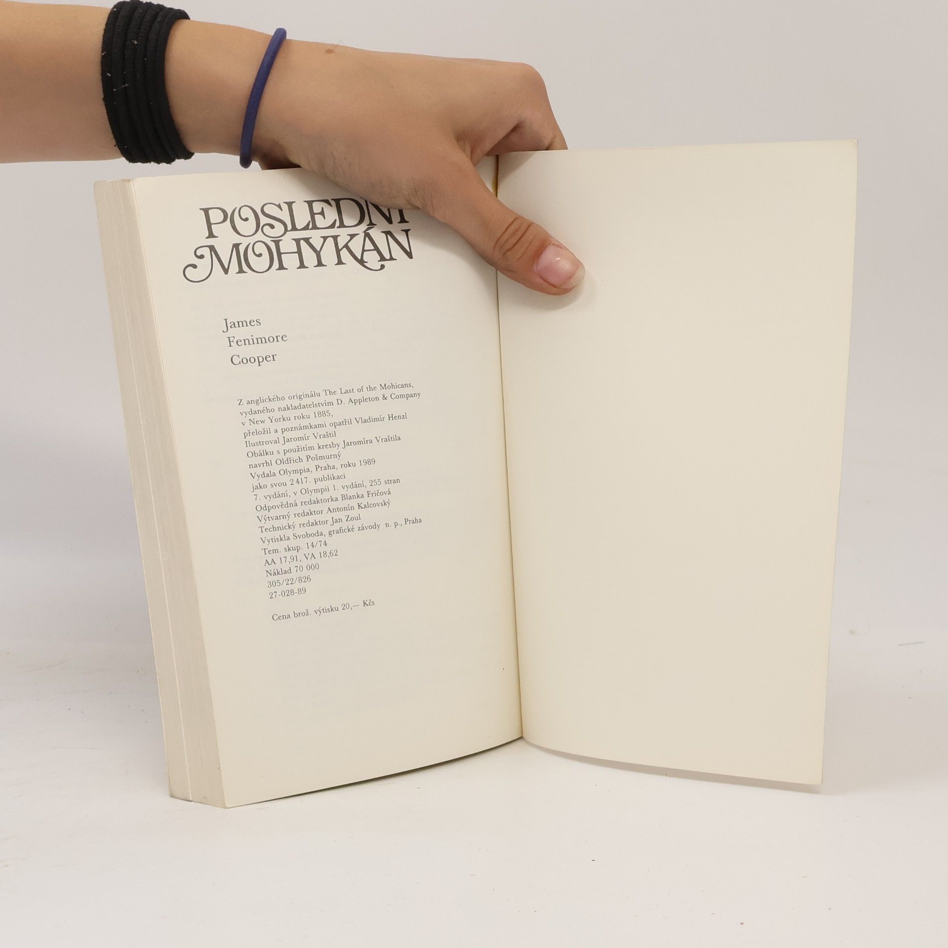 James Fenimore Cooper Poslední Mohykán