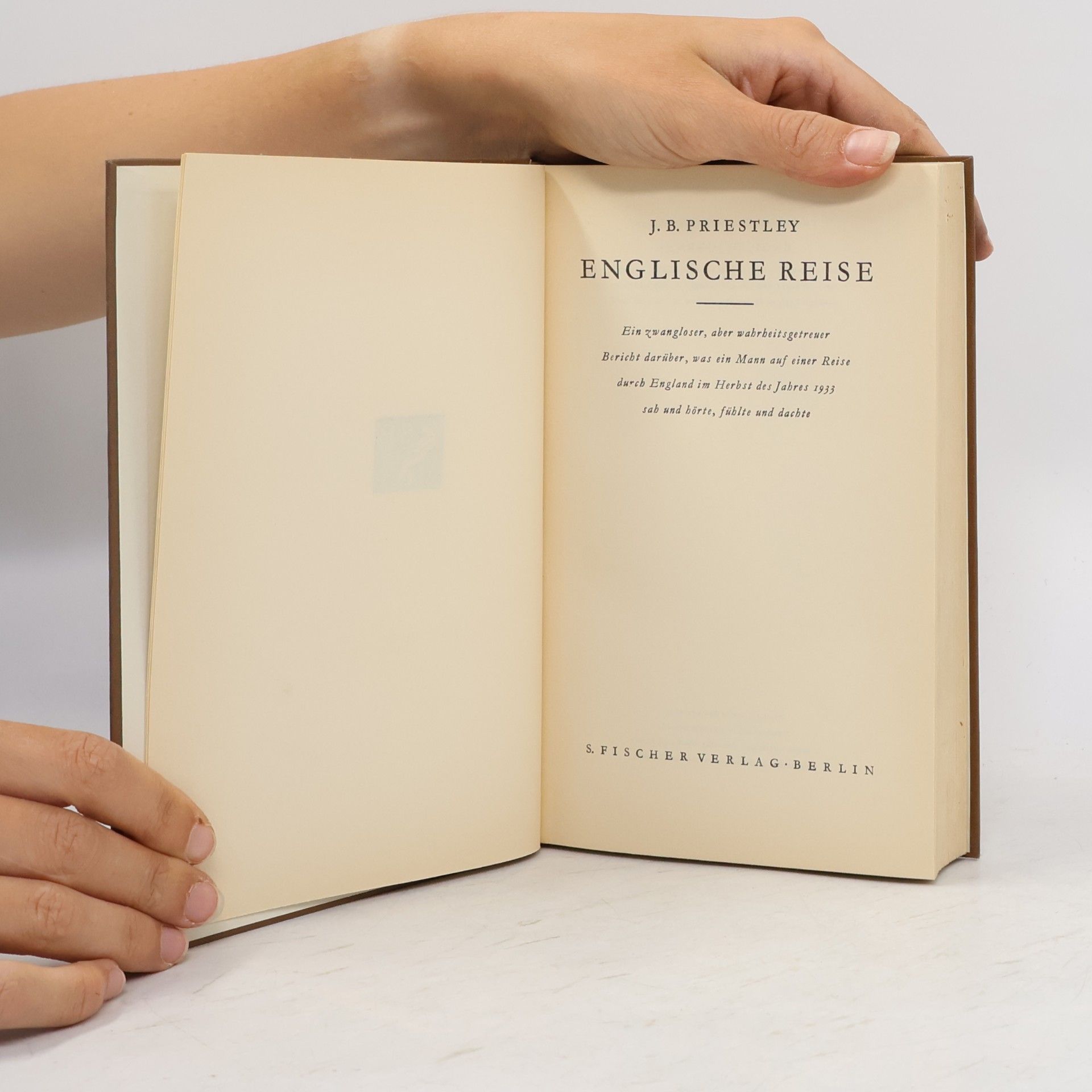 J. B. Priestley Englische Reise