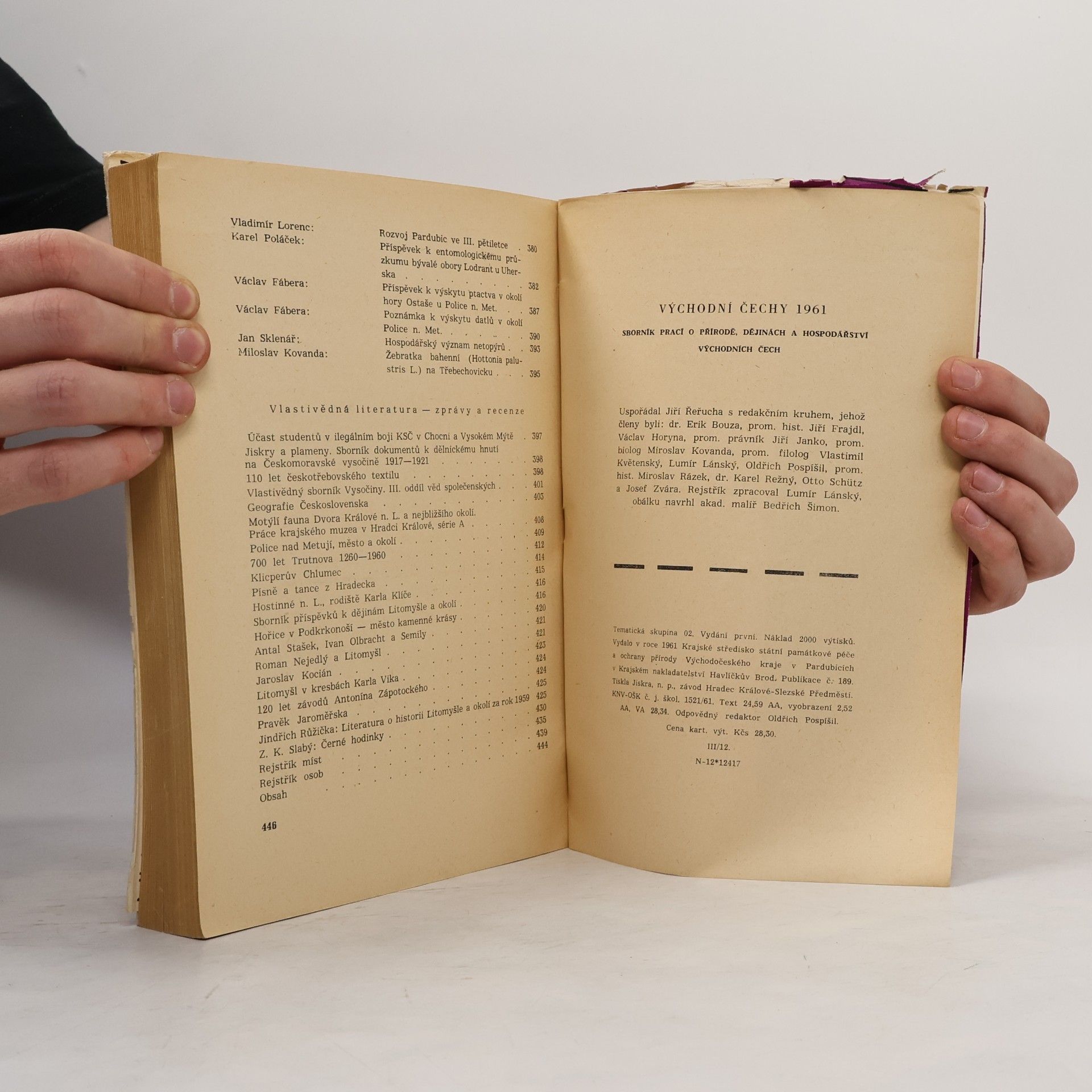 Autorenkollektiv Východní Čechy 1961