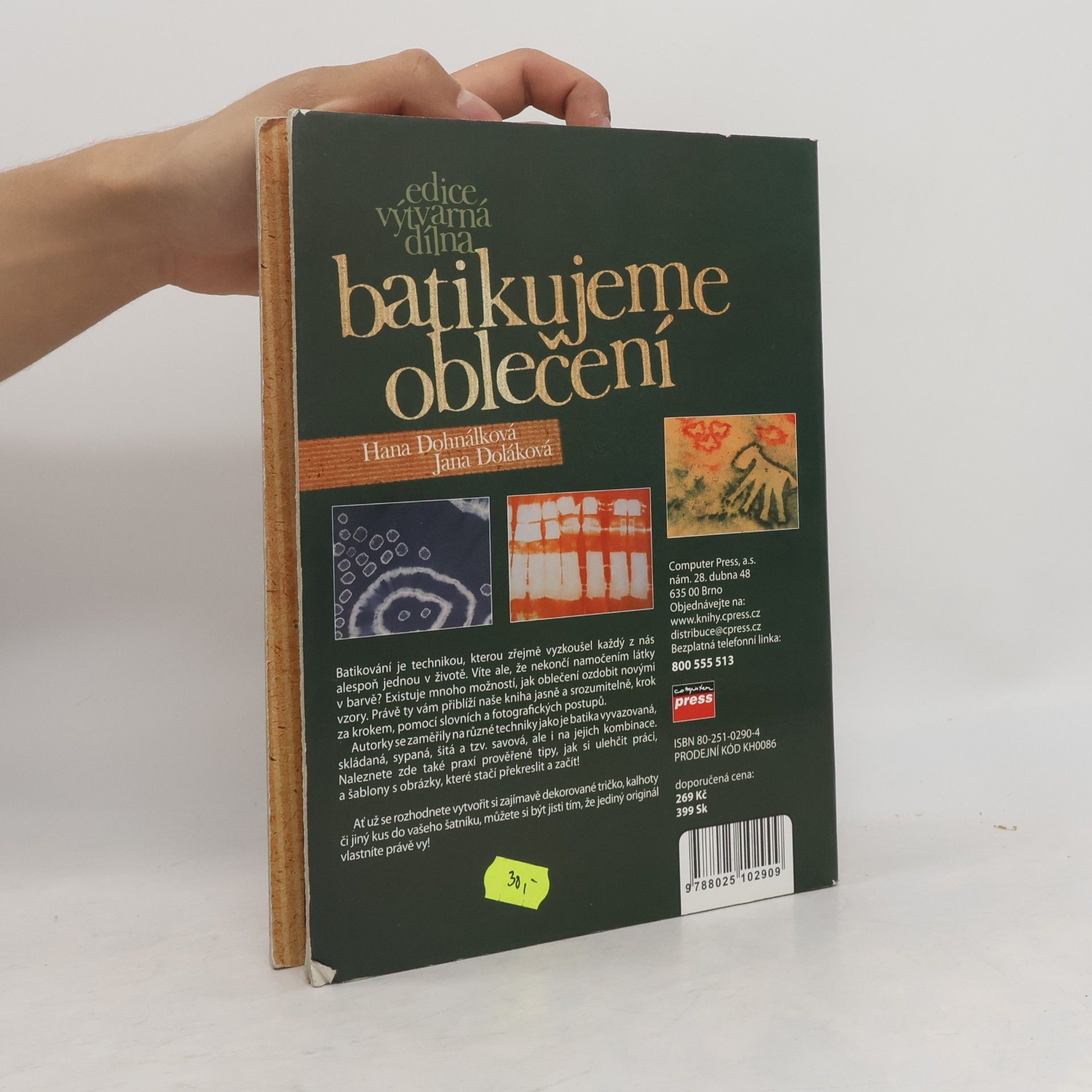 Hana Dohnálková Batikujeme oblečení