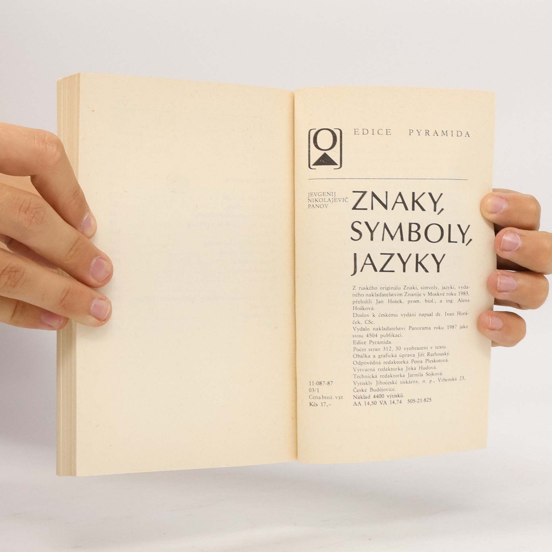 Jevgenij Nikolajevič Panov Znaky, symboly, jazyky