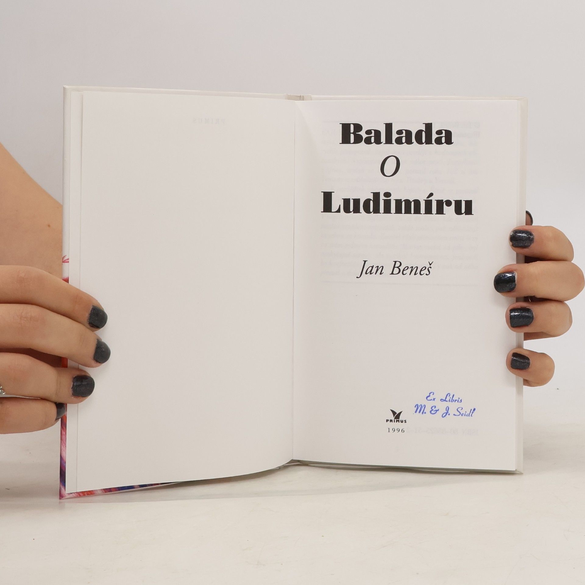 Jan Beneš Balada o Ludimíru