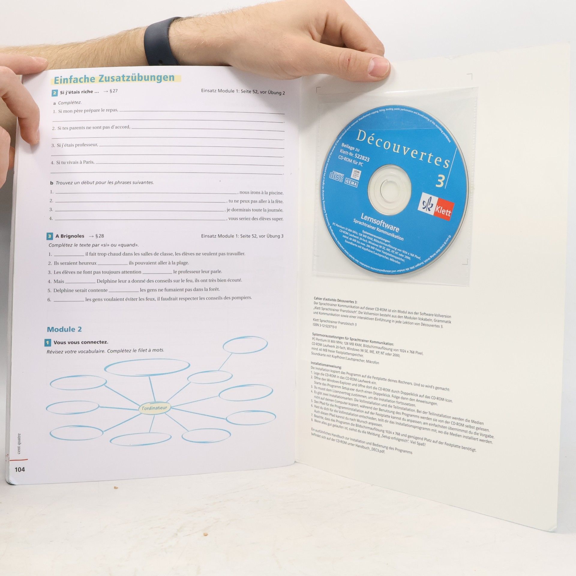 Découvertes - 3: Cahier d'activités