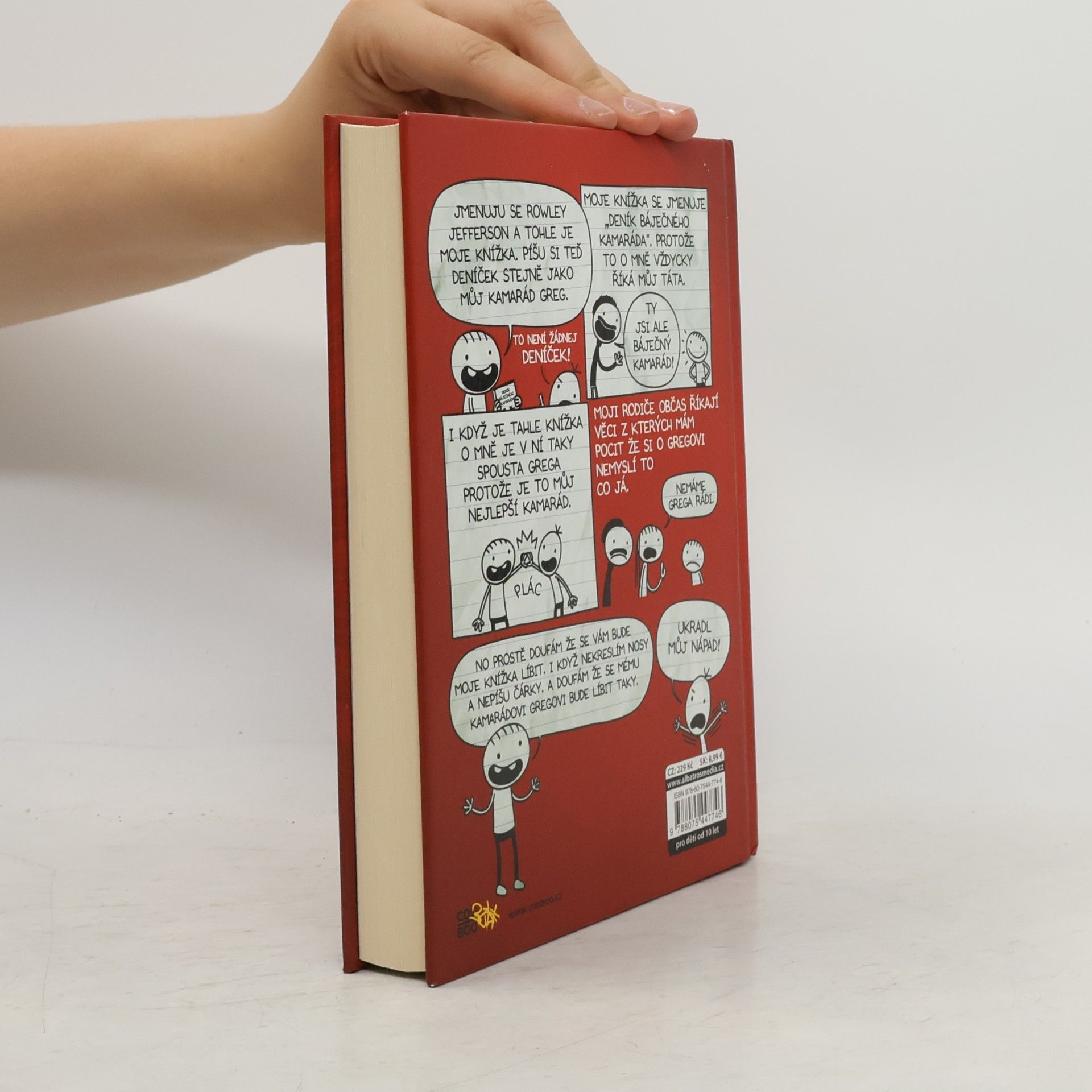 Jeff Kinney Deník báječného kamaráda. Píše Rowley Jefferson