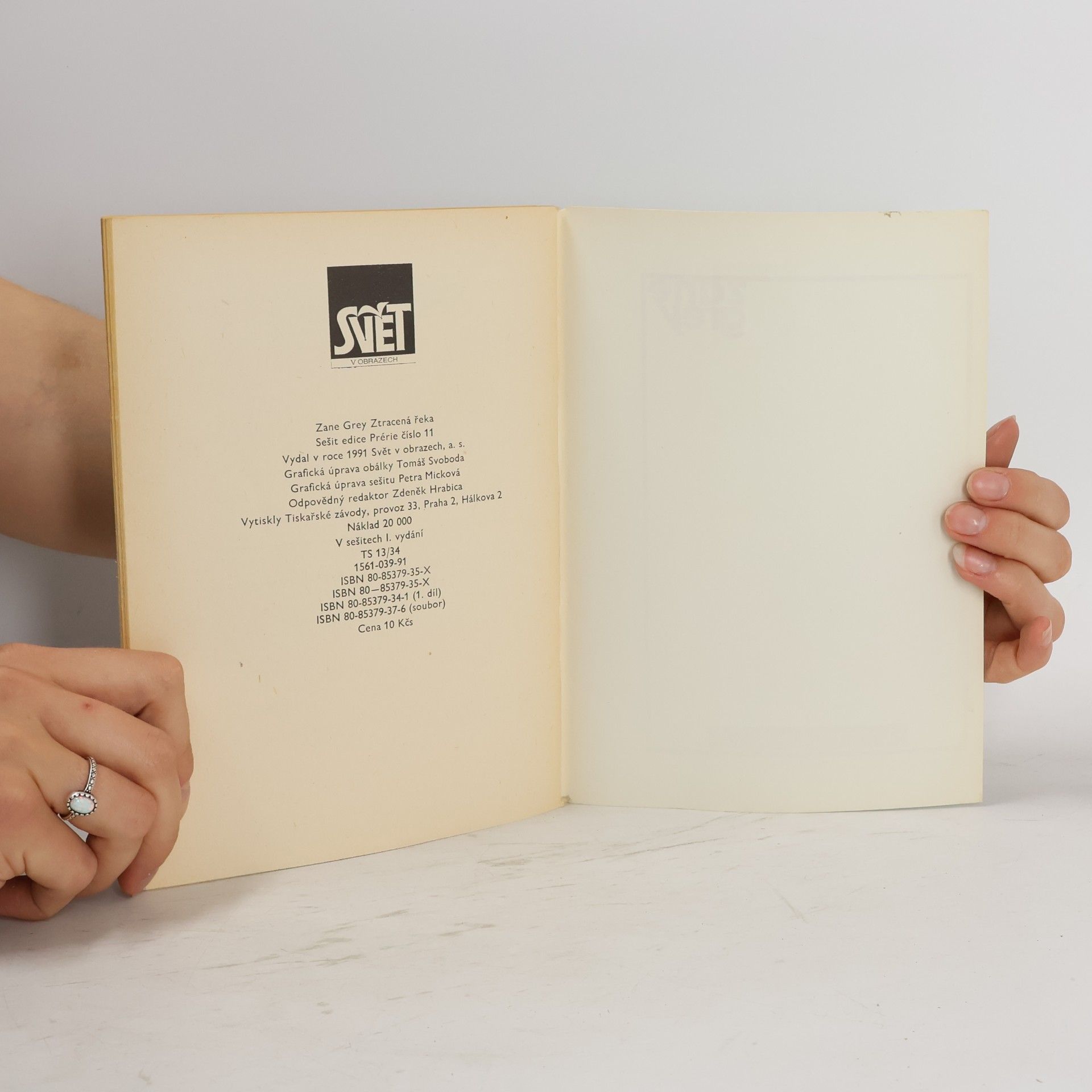 Zane Grey Prérie - řada sešitových románů - 11: Ztracená řeka