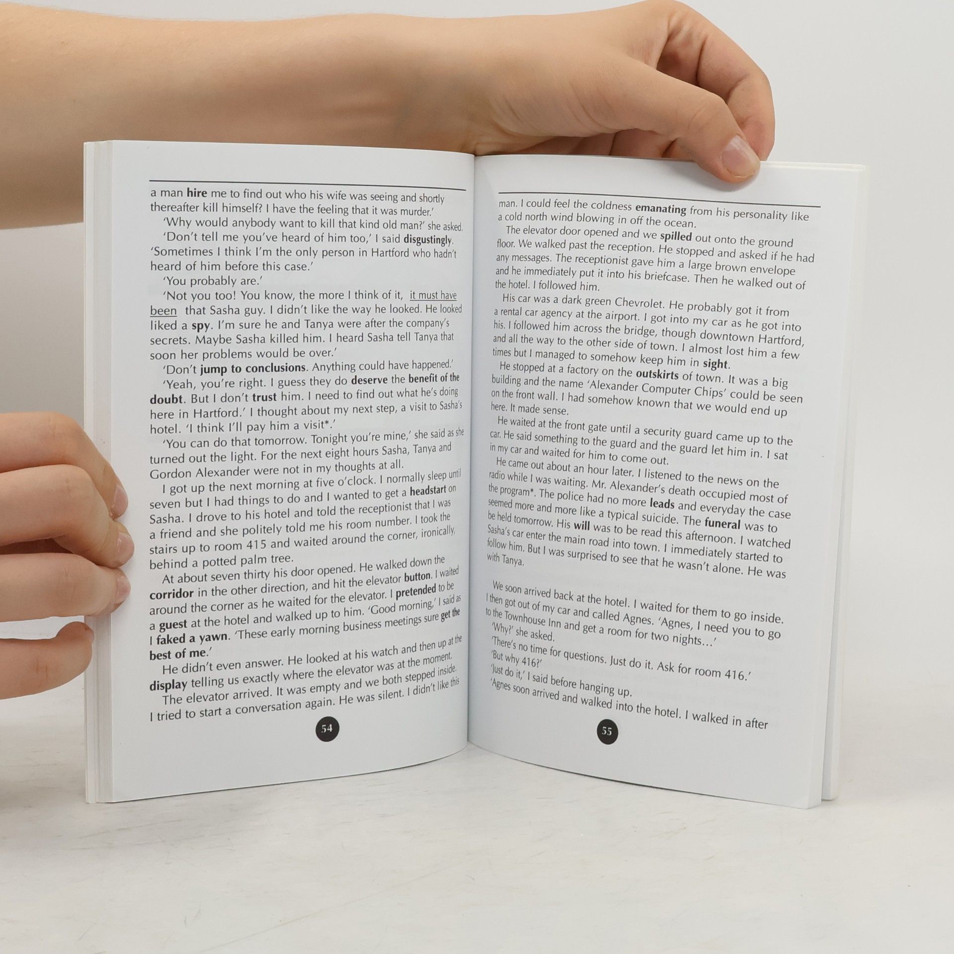 James Branam Učíme se četbou 1 : The chips are down : a detective story for students of english