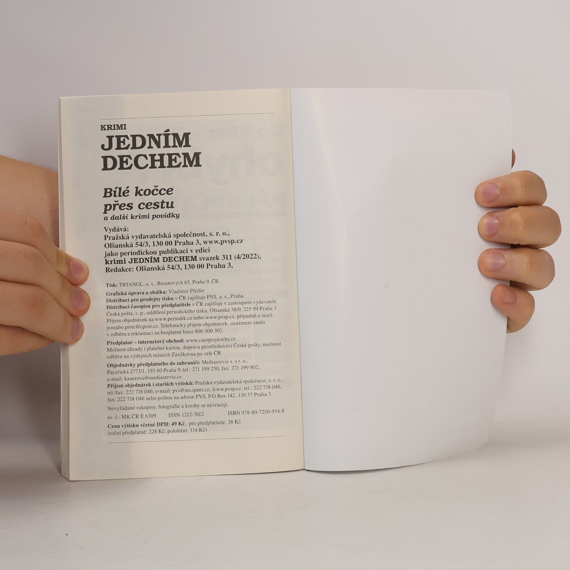 Autorenkollektiv Jedním dechem. Bílé kočce přes cestu a jiné povídky