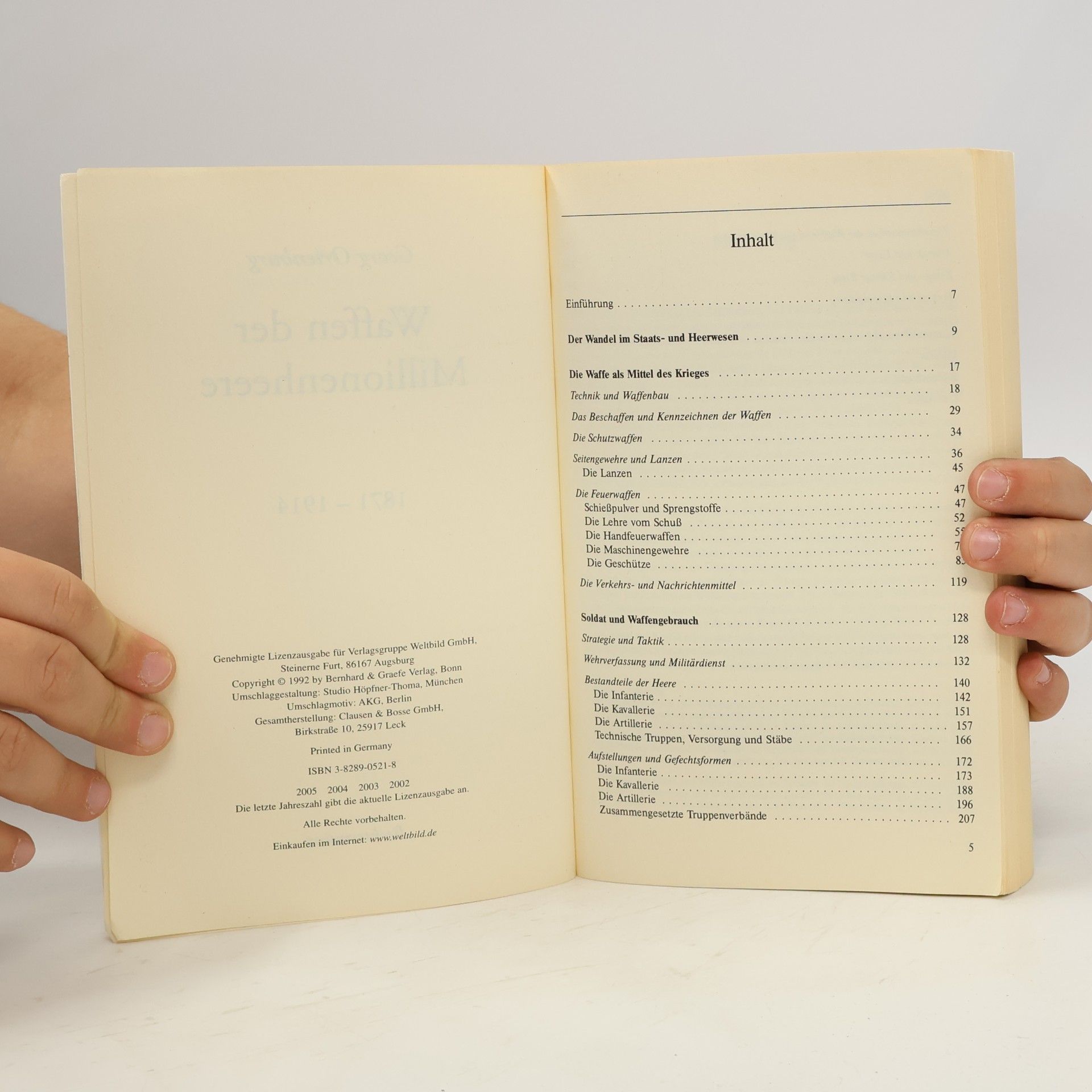 Georg Ortenburg Waffen der Millionenheere 1871-1914