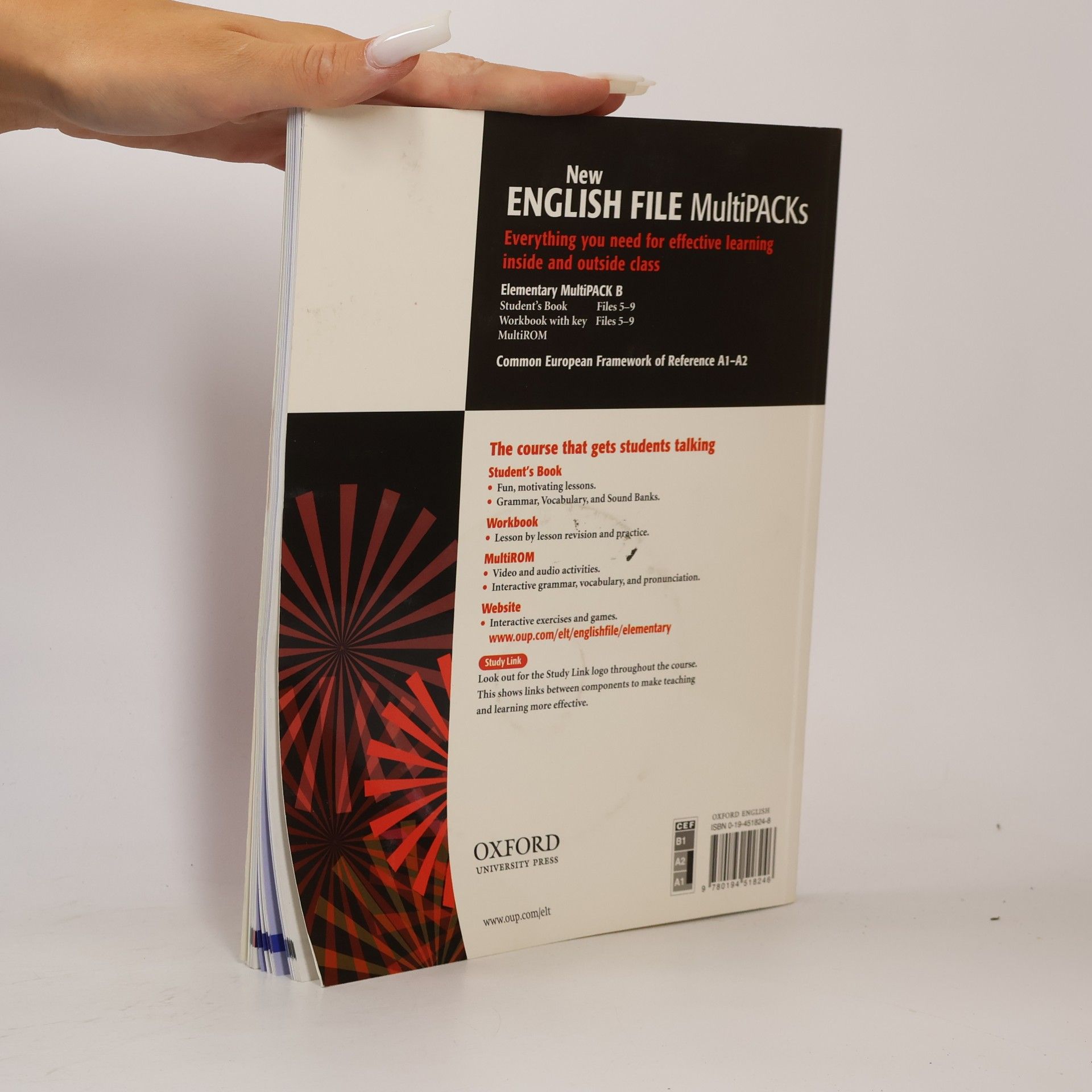 Kolektív autorov New English File: Elementary Multipack B (Student's Book B, Workbook B, MultiROM)