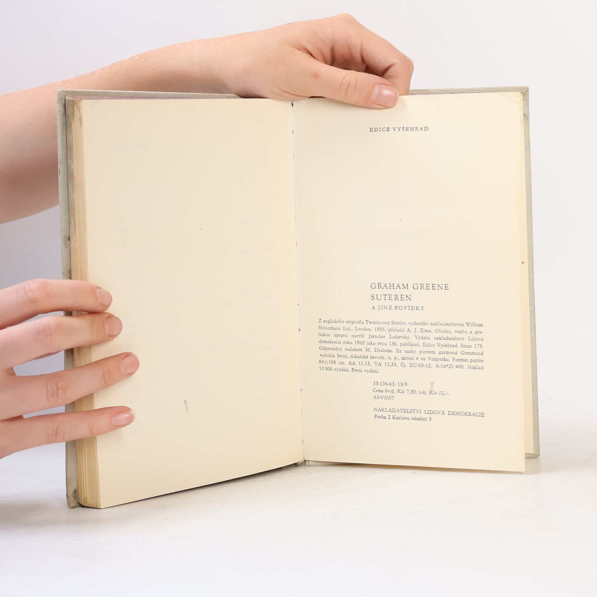 Graham Greene Suterén a jiné povídky