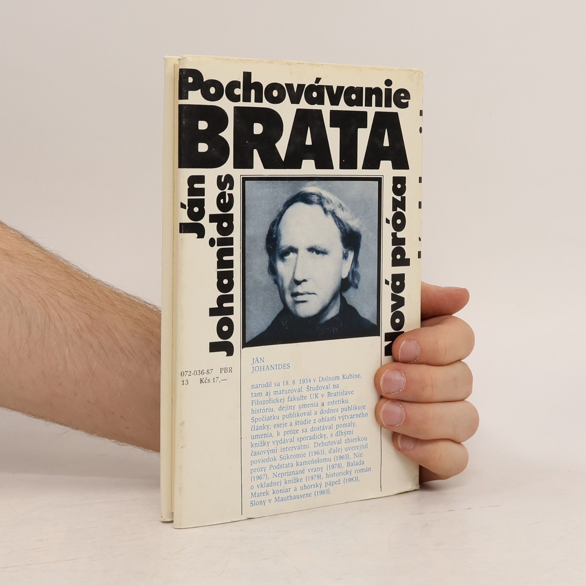 Ján Johanides Pochovávanie brata