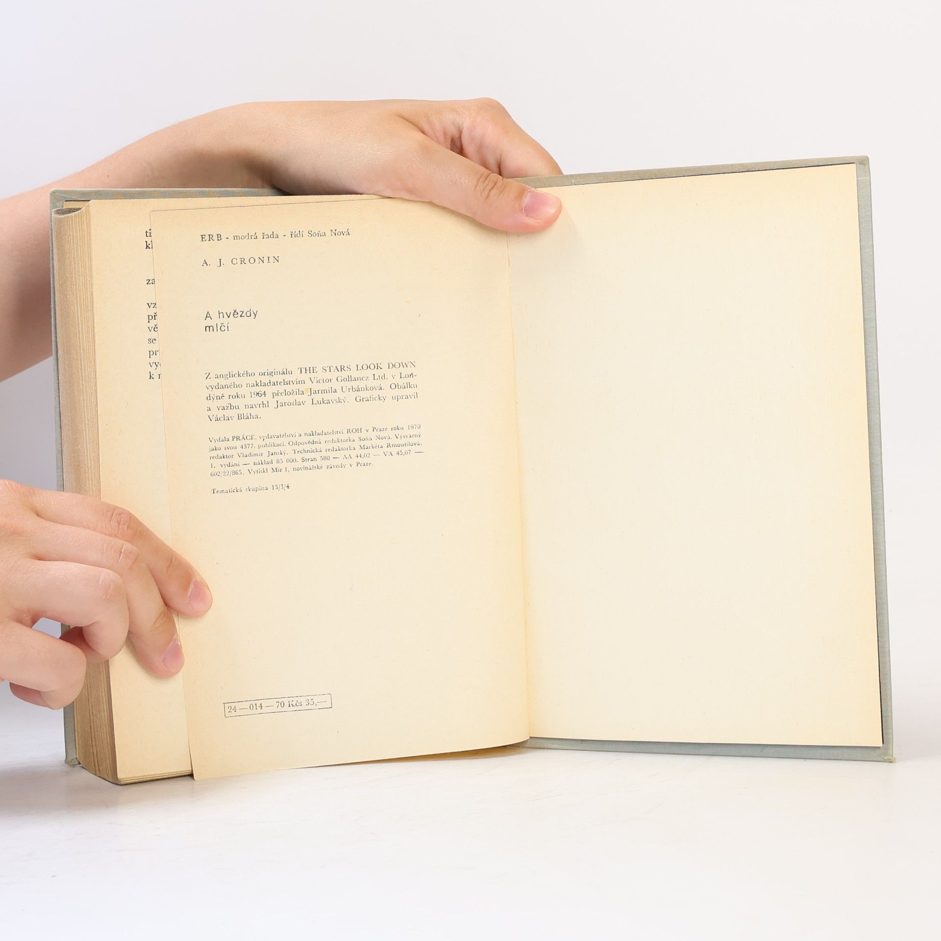 A. J. Cronin A hvězdy mlčí
