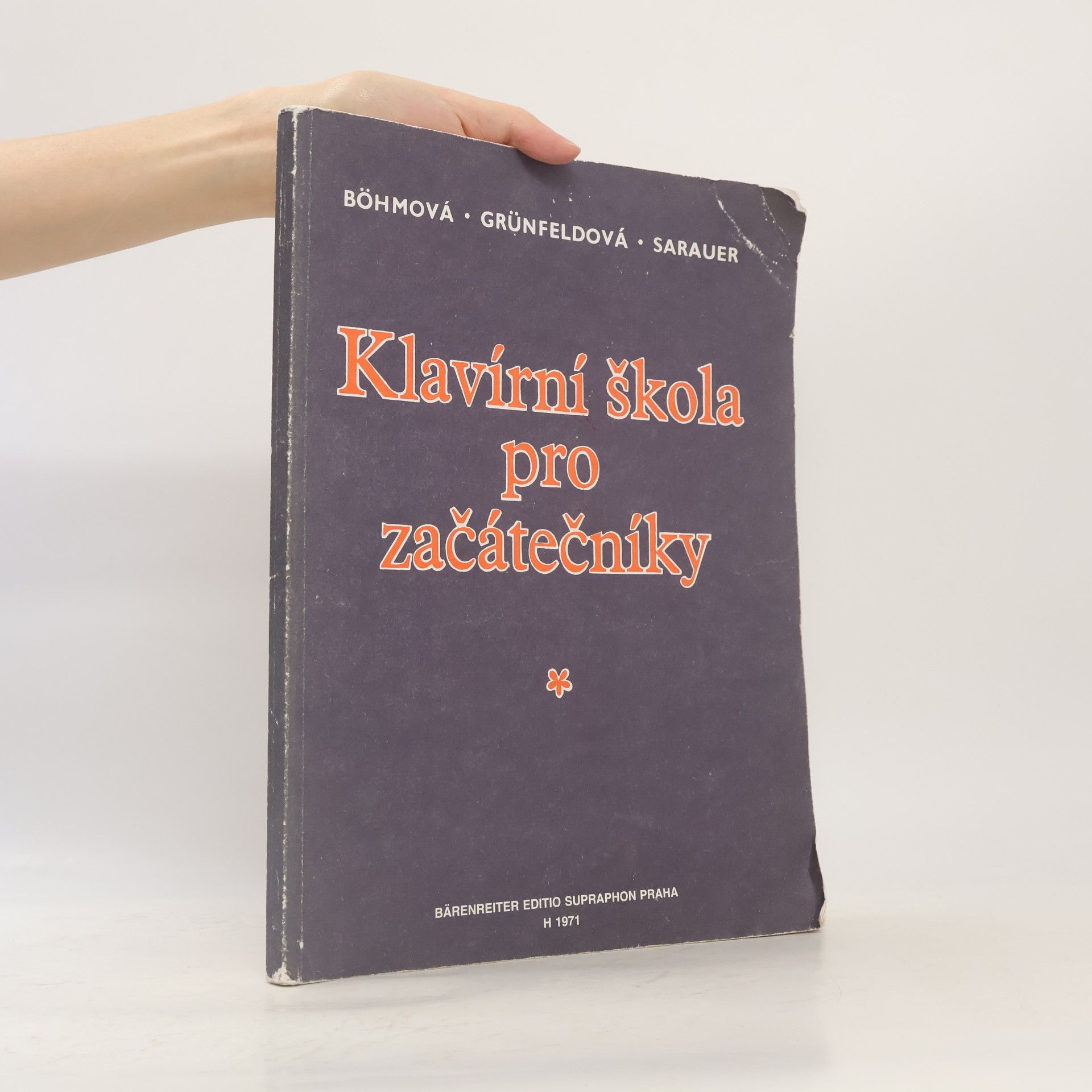 Alois Sarauer Klavírní škola pro začátečníky