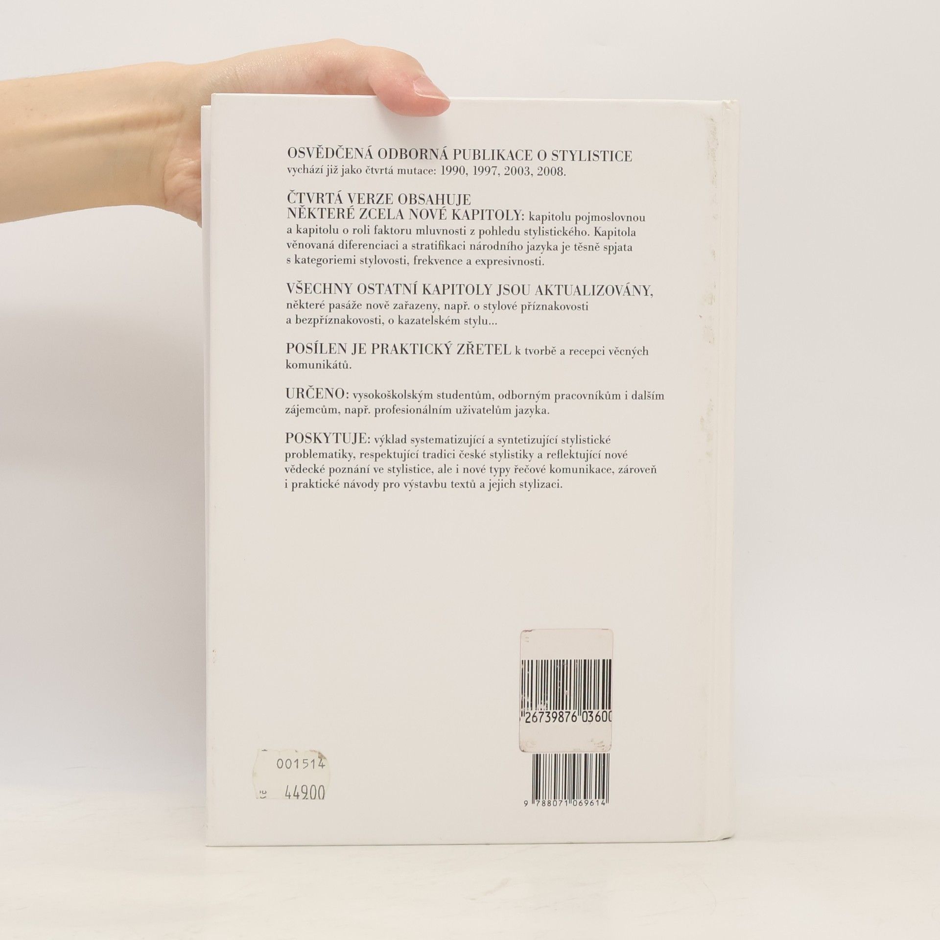 Marie Čechová Současná stylistika