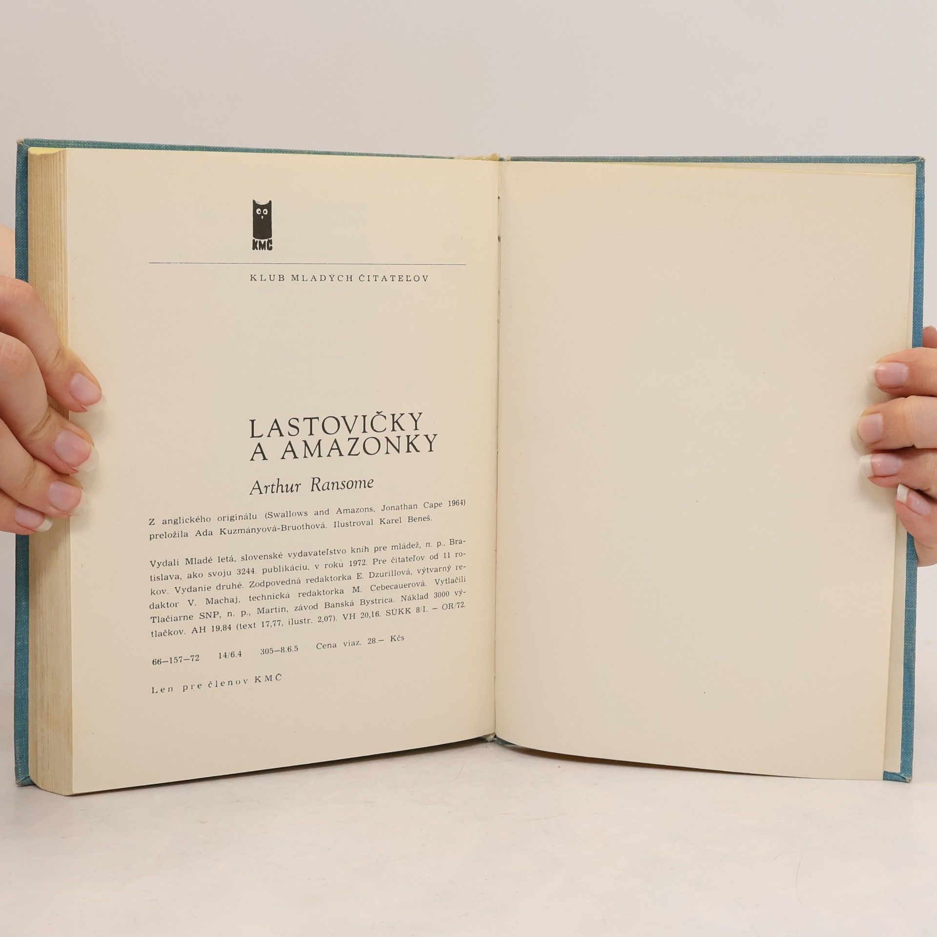 Arthur Ransome Lastovičky a Amazonky