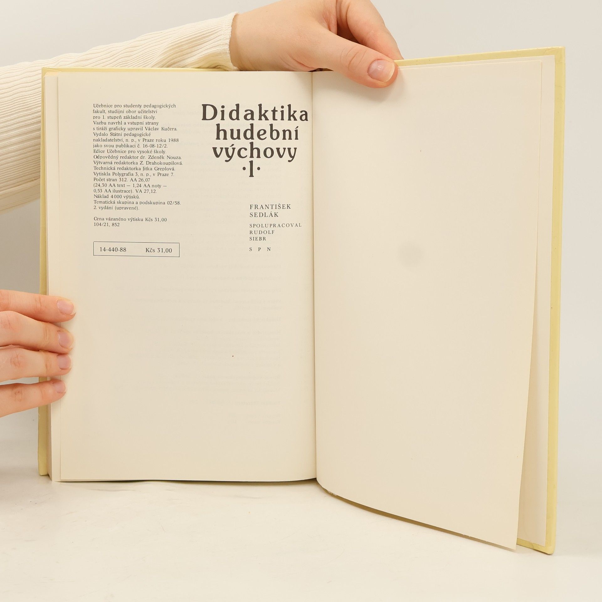 František Sedlák Didaktika hudební výchovy I.