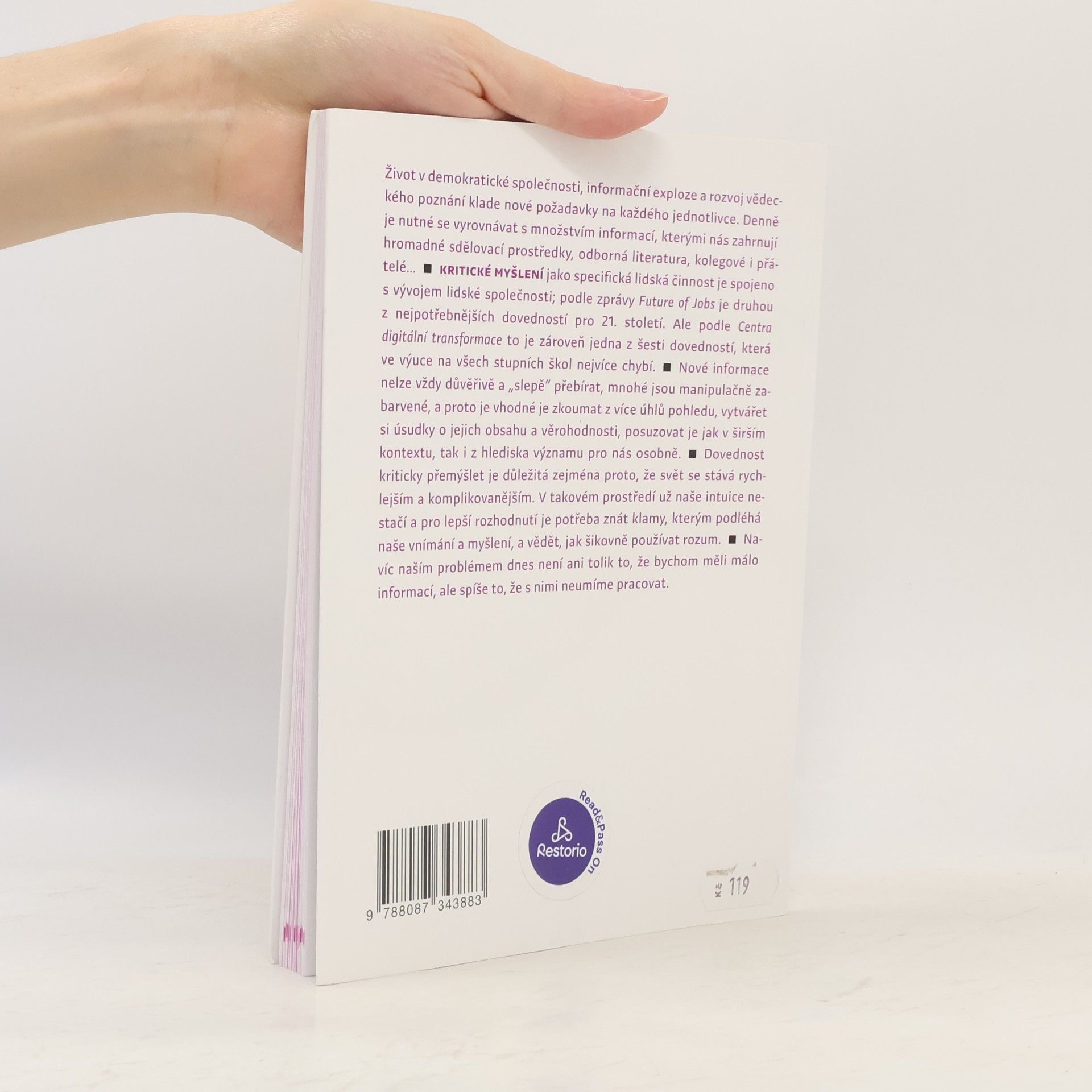 Jan Gazda Kritické myšlení : dovednost (nejen) pro 21. století