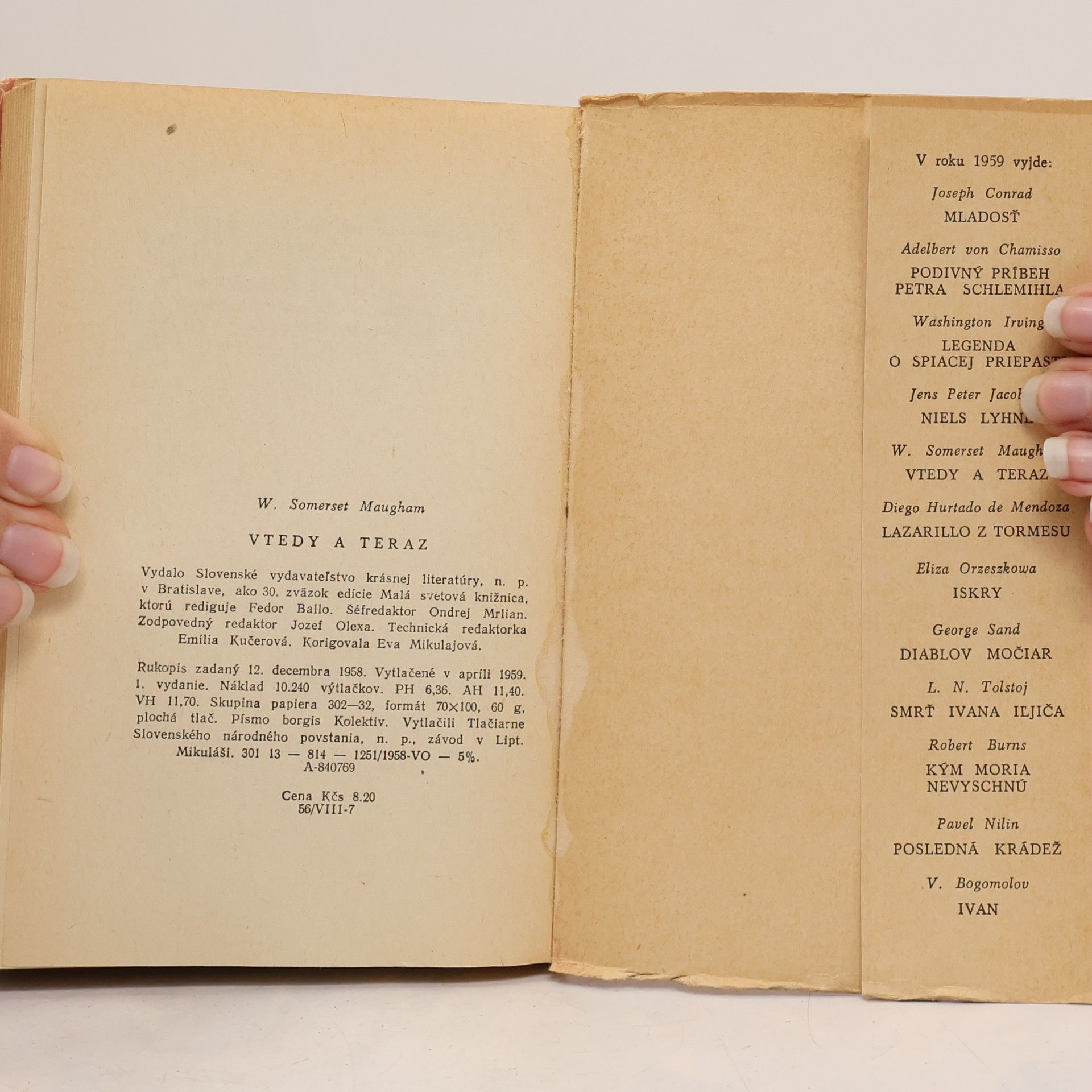 William Somerset Maugham Vtedy a teraz