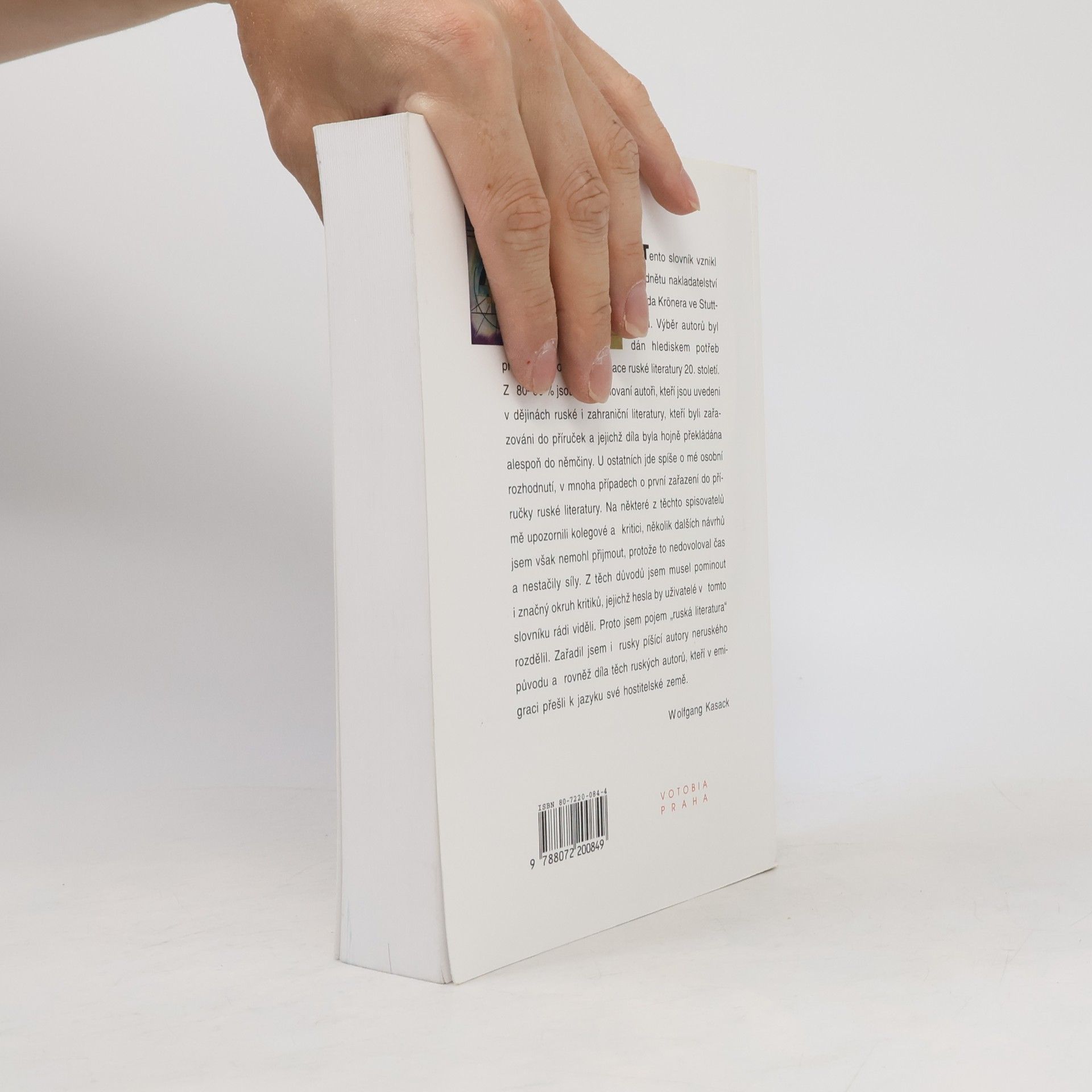Wolfgang Kasack Slovník ruské literatury 20. století