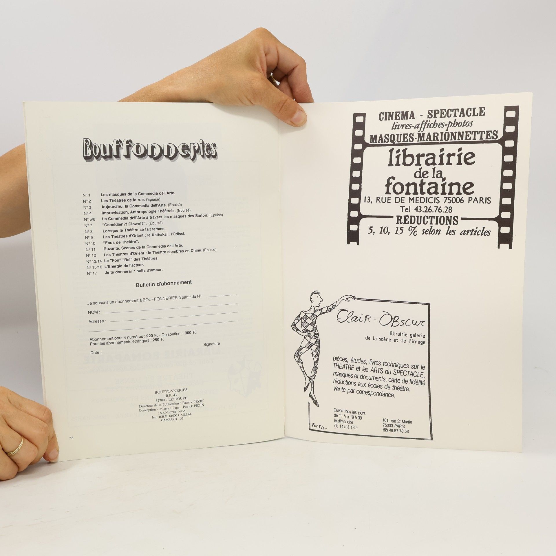 Autores varios Le Masque en cuir de la commedia dell'arte