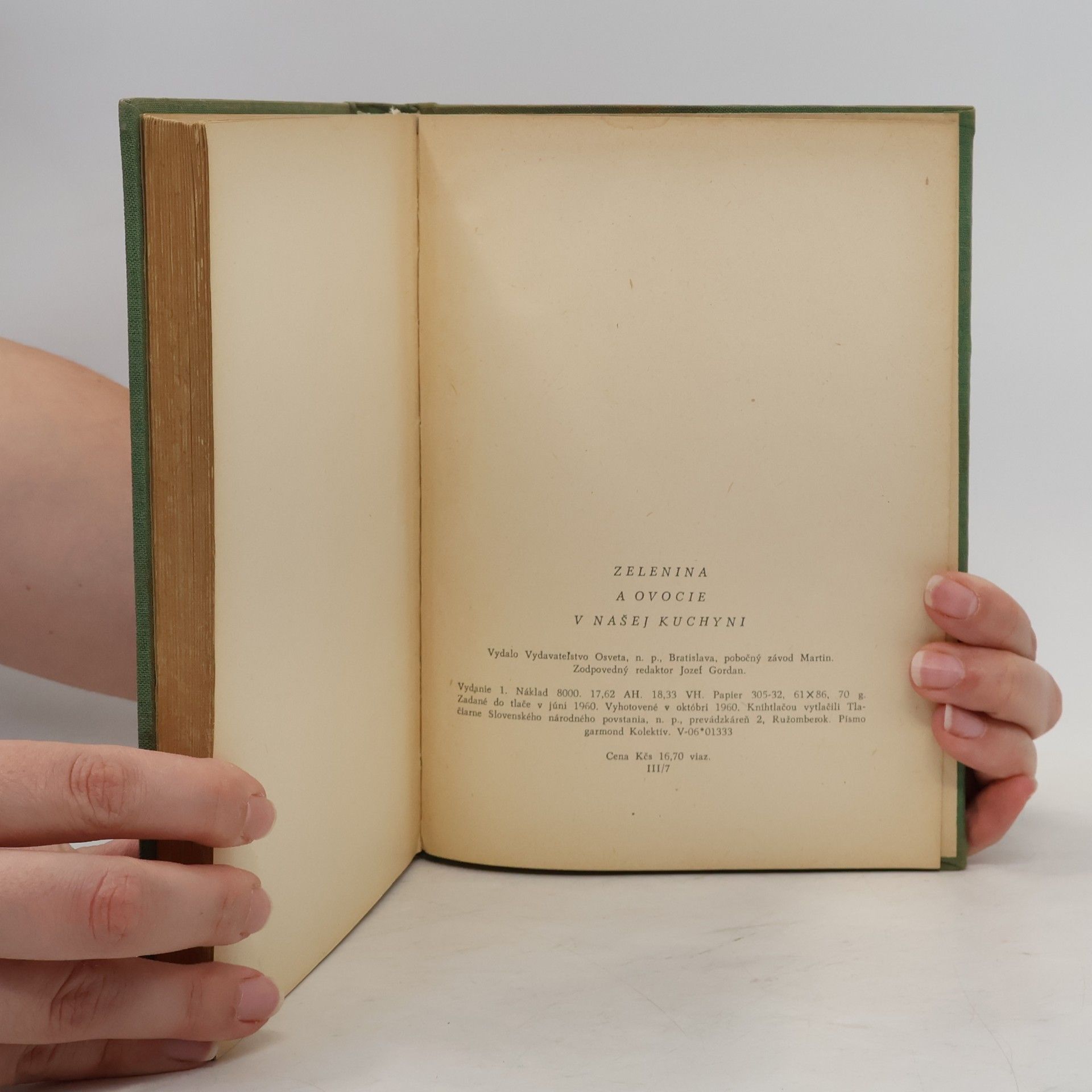 Collectif d'auteurs Zelenina a ovocie v našej kuchyni