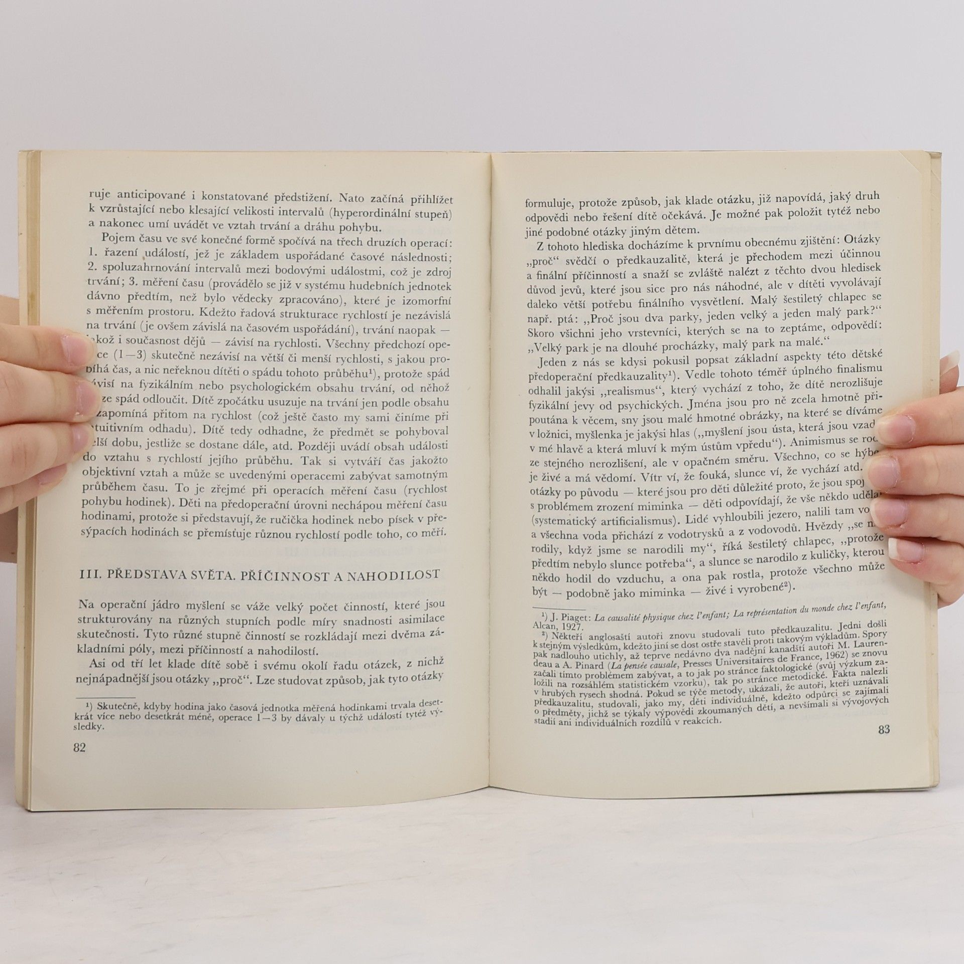 Jean Piaget Psychologie dítěte