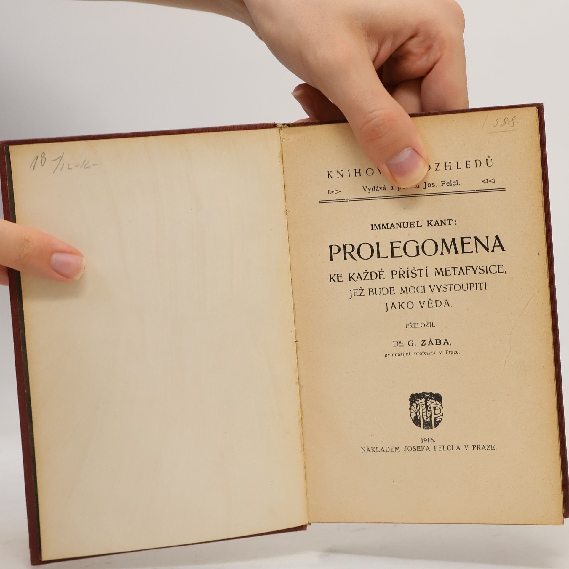 Immanuel Kant Prolegomena