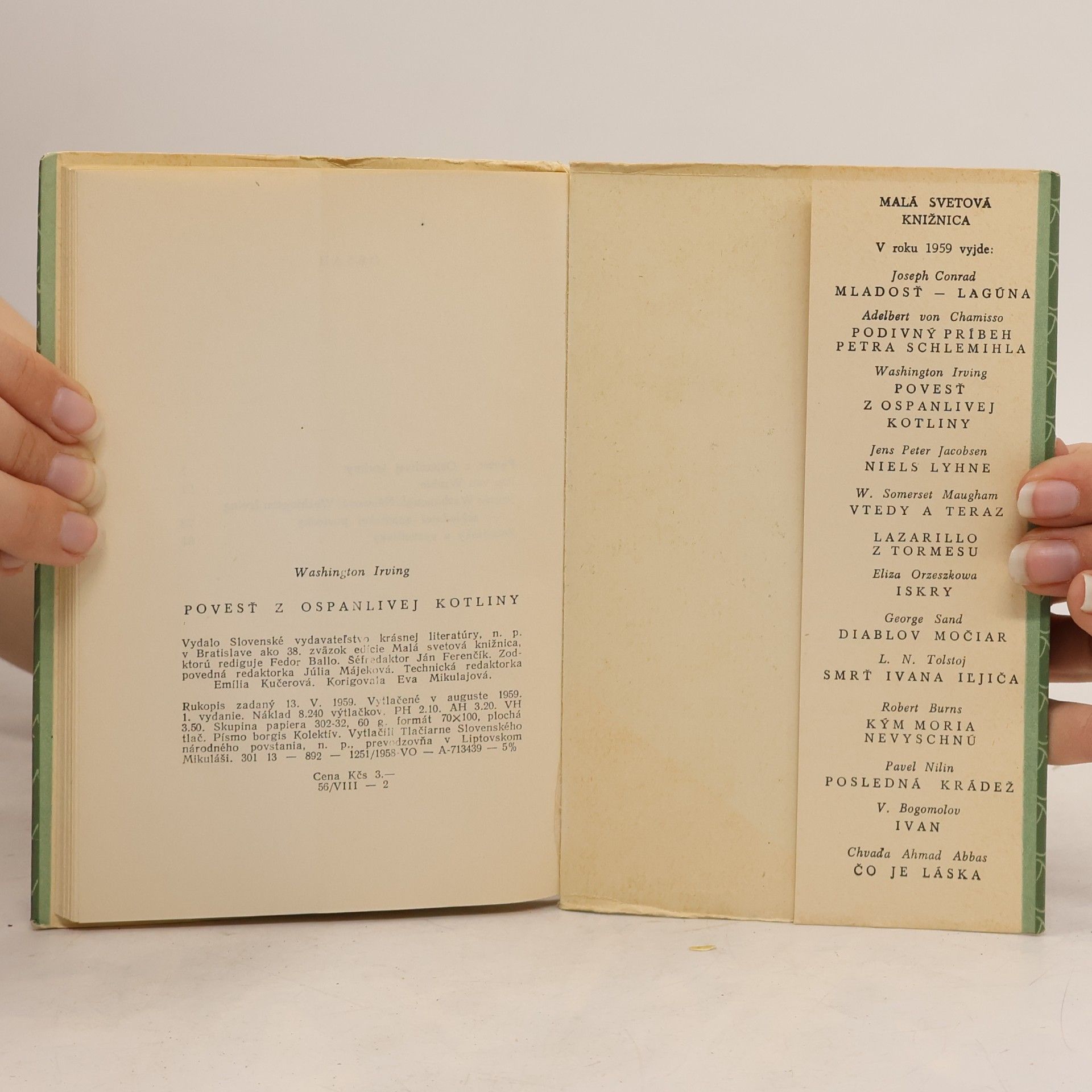 Washington Irving Povesť z Ospanlivej kotliny