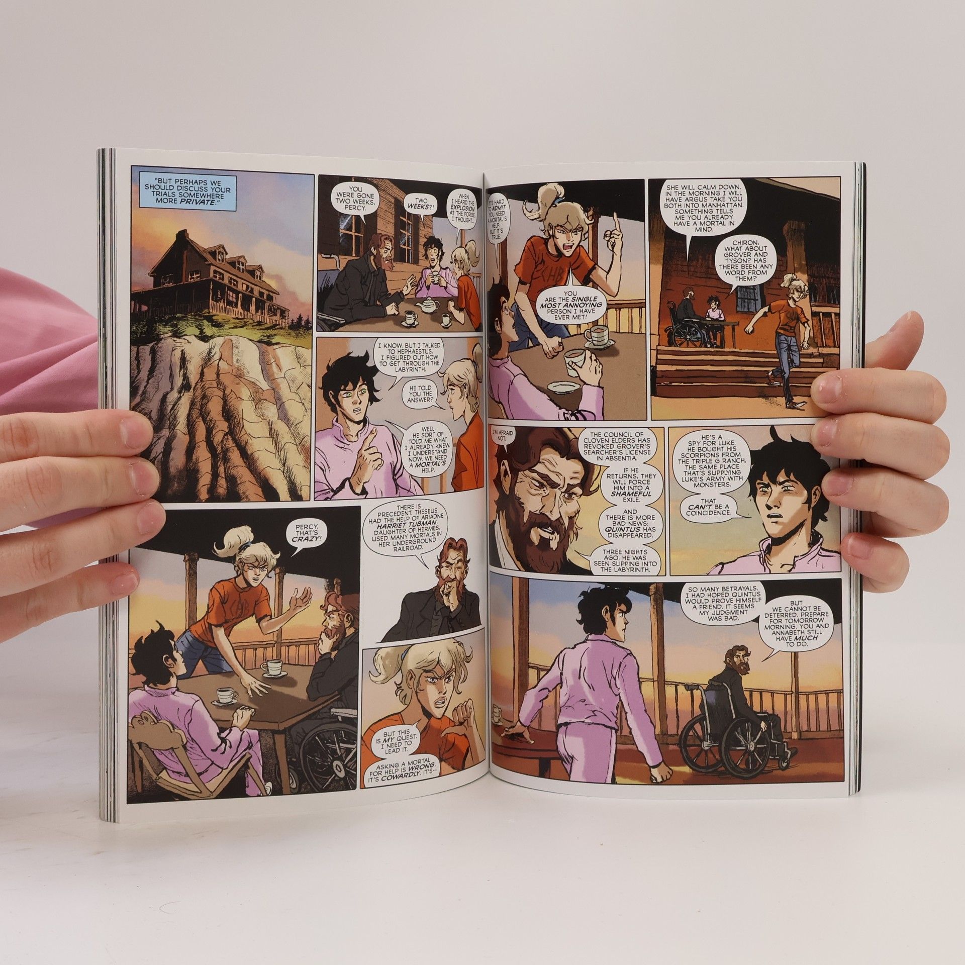 Rick Riordan Percy Jackson and the Olympians: Battle of the Labyrinth: The Graphic Novel, The-Percy Jackson and the Olympians