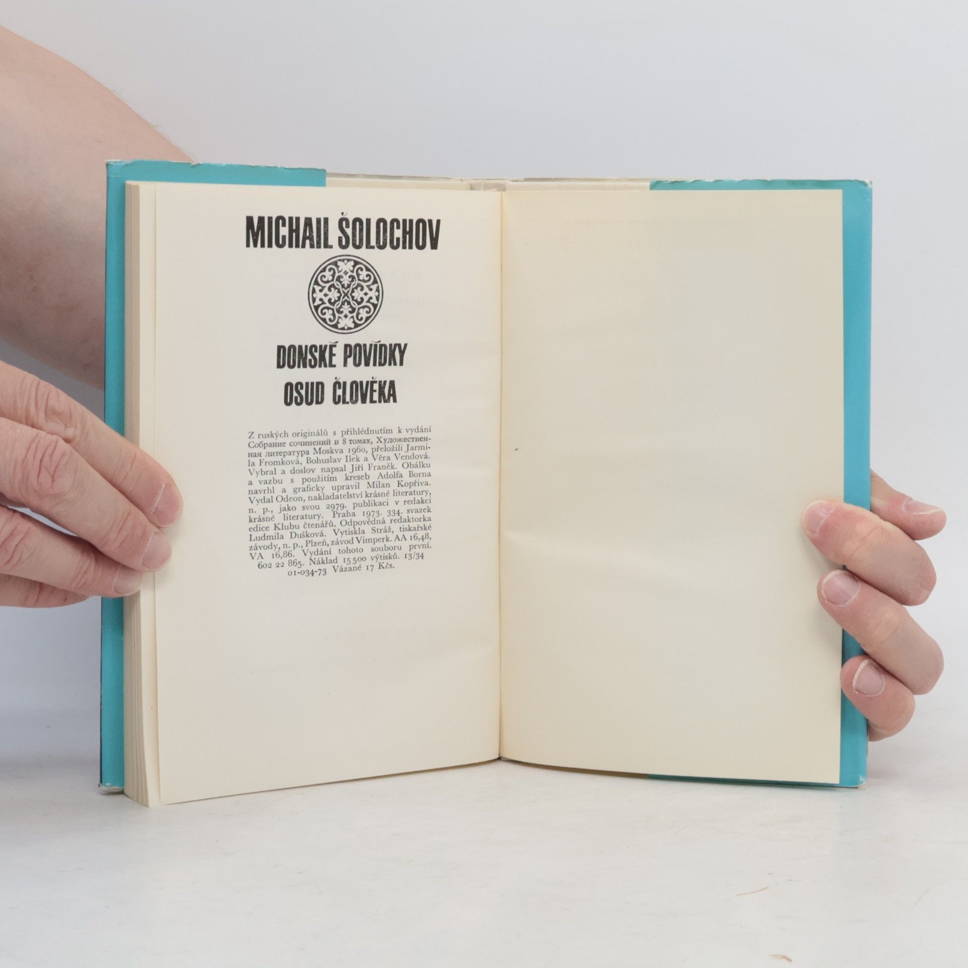 Michail Aleksandrovič Šolochov Donské povídky. Osud člověka