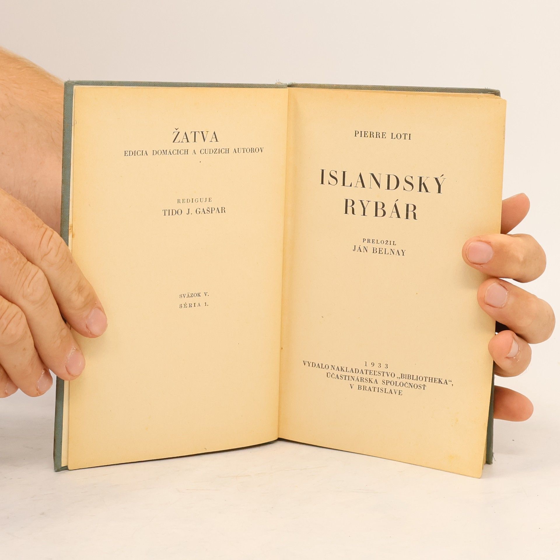 Ján Belnay Islandský rybár
