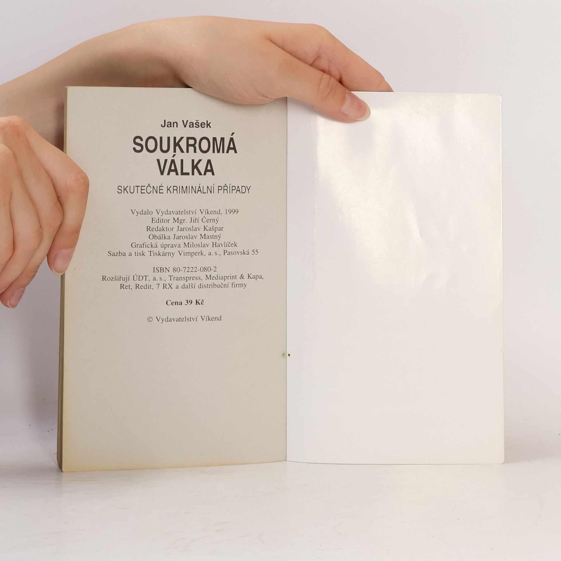 Jan Vašek Soukromá válka
