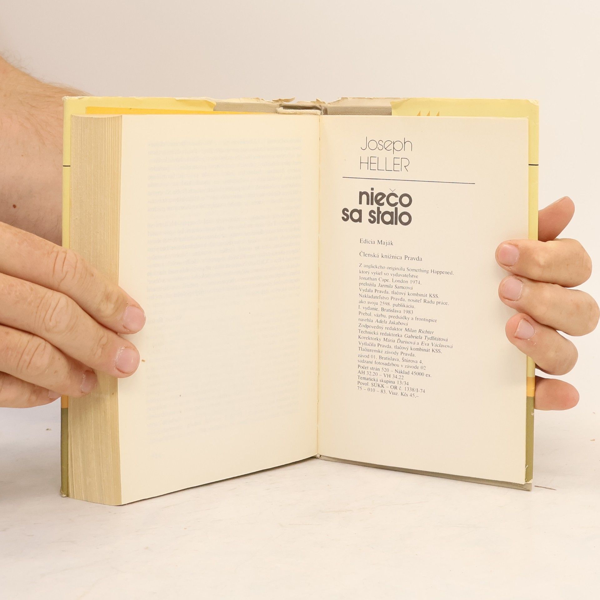 Joseph Heller Niečo sa stalo