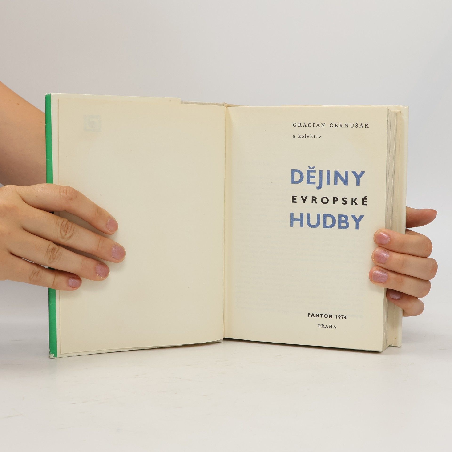 Gracian Černušák Dějiny evropské hudby
